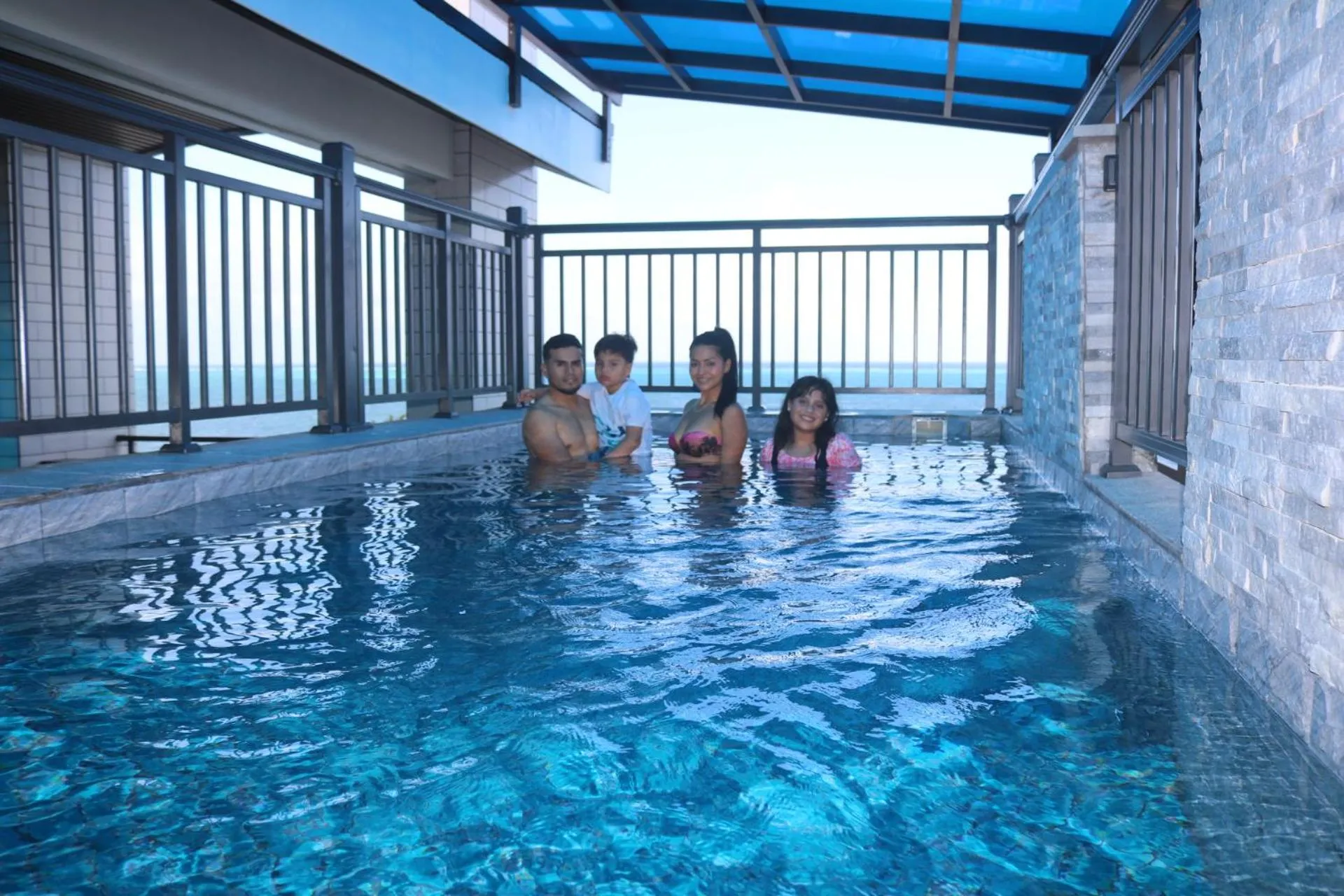 Swimming pool in The Caye Hotel Caye Caulker