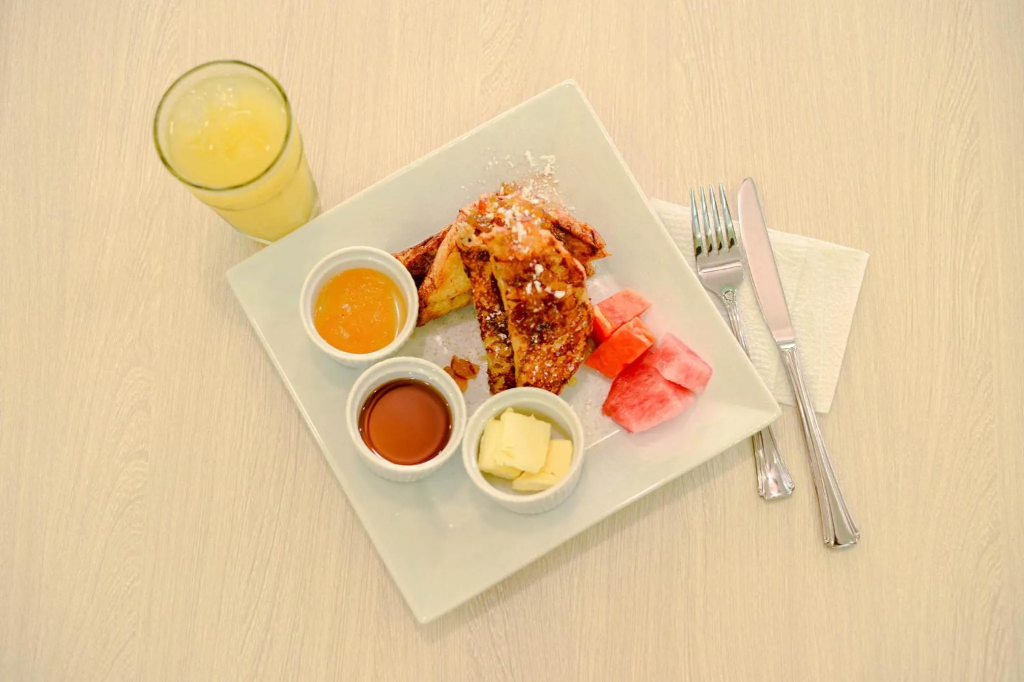 Food and drinks in The Caye Hotel Caye Caulker