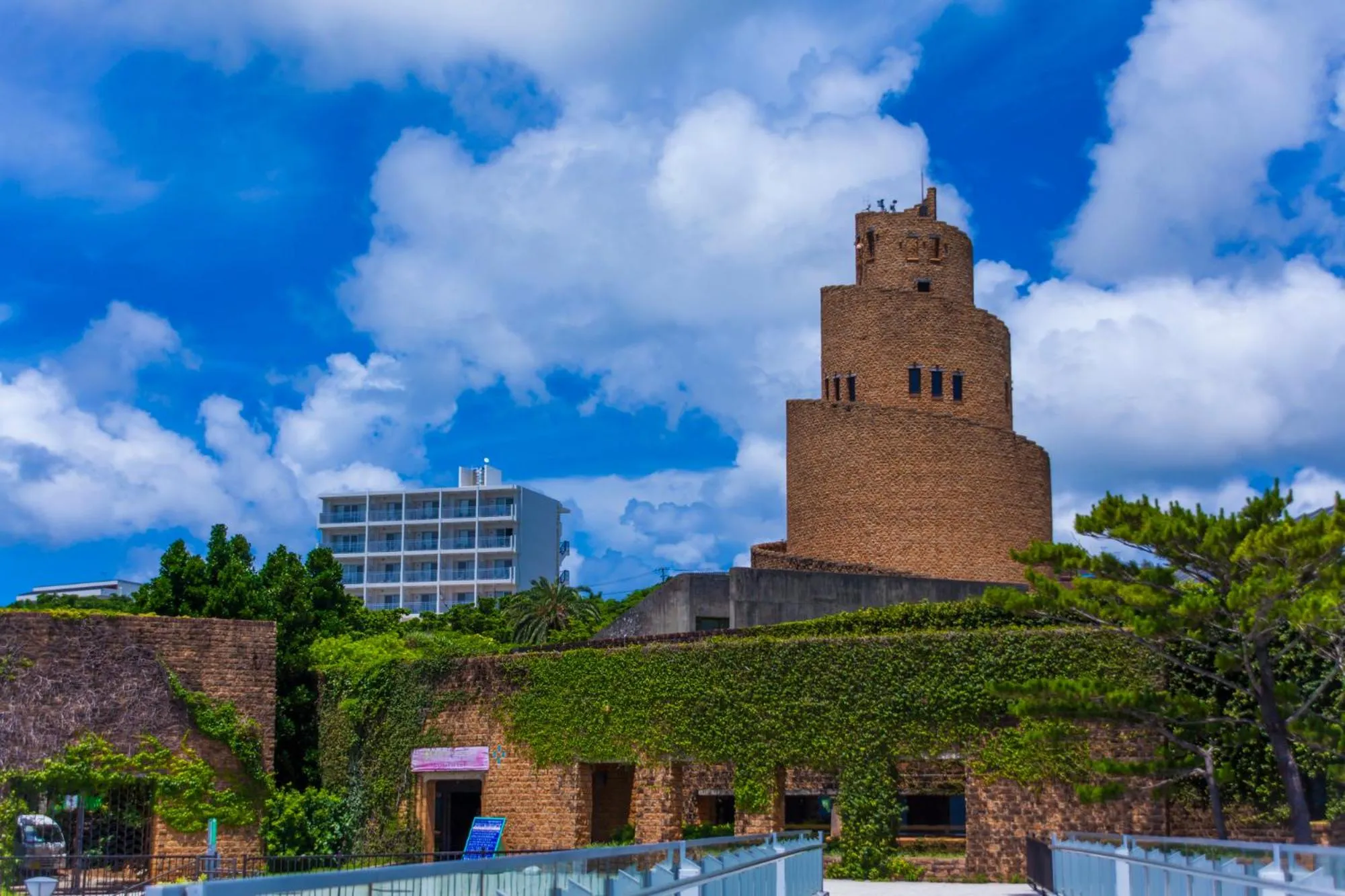 Nearby landmark in Private Villas Ryuz備瀬