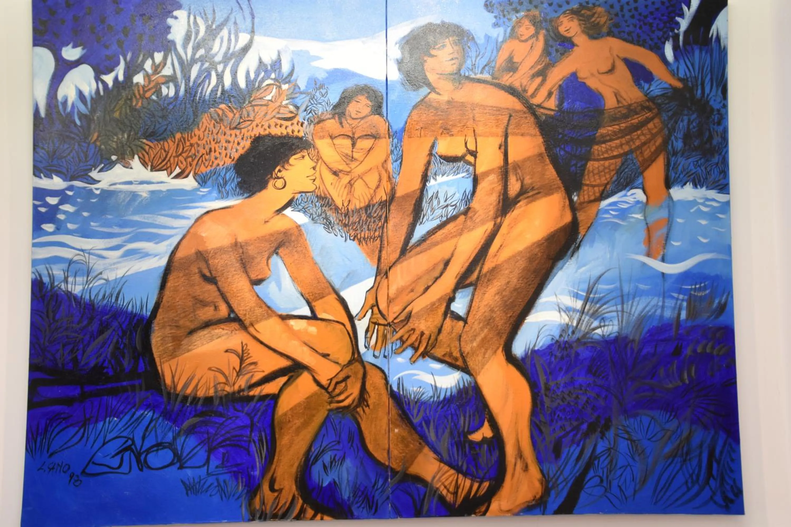 Decorative detail in Hotel Califfo