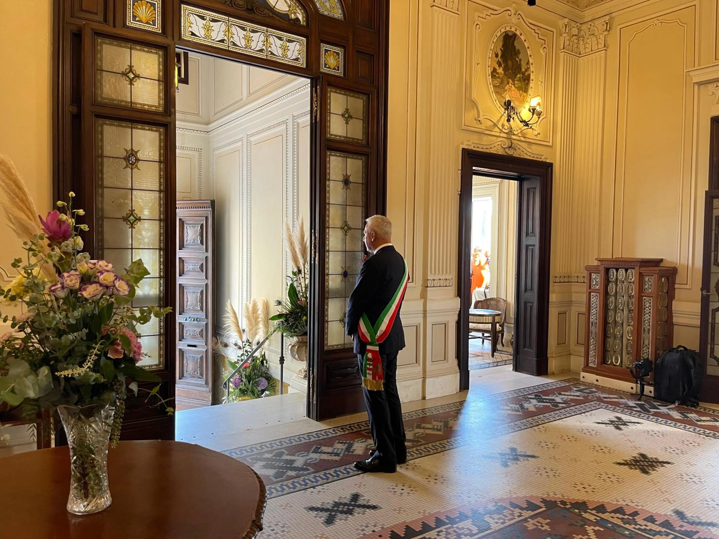 Living room in Villa Tina Hotel