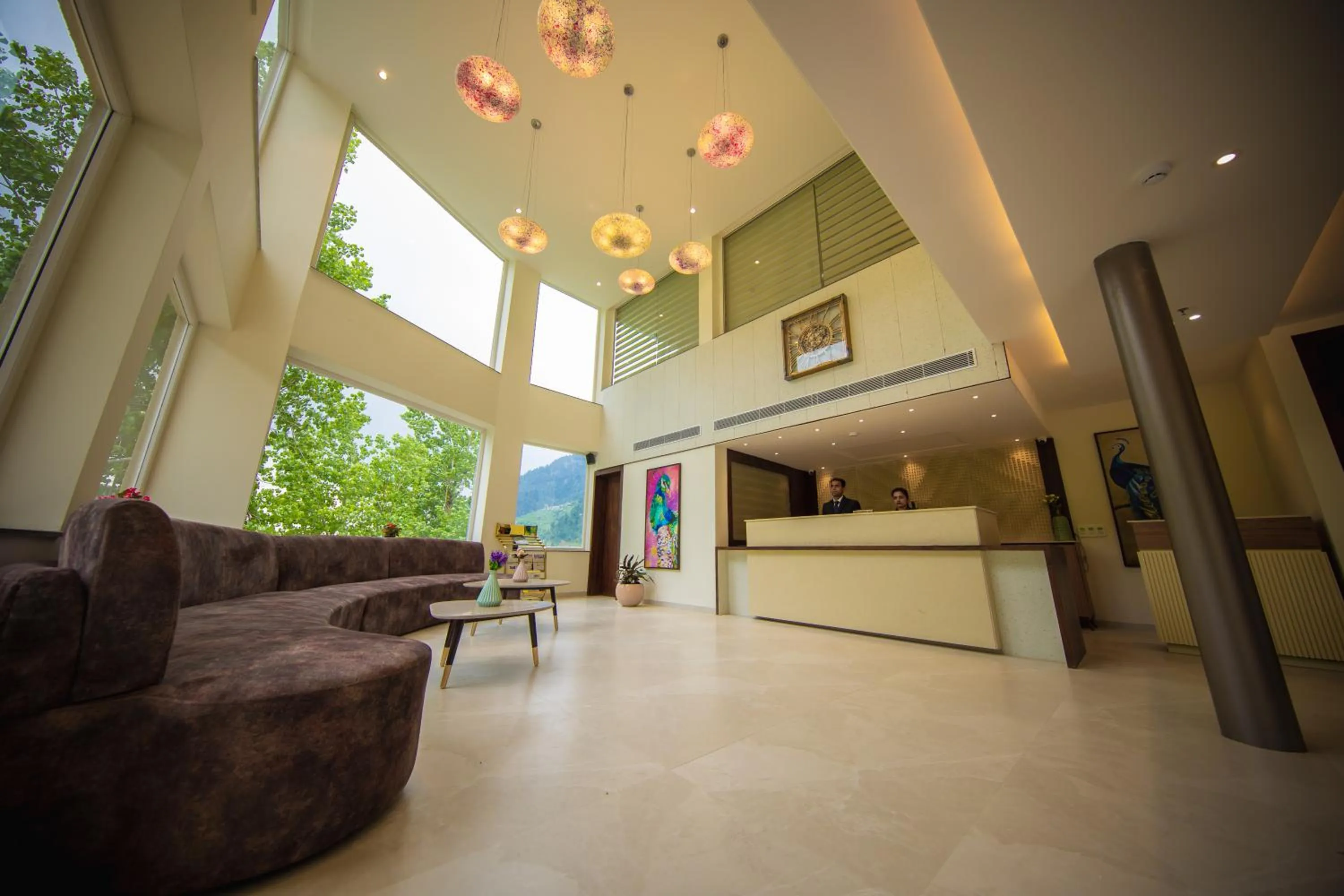 Lobby or reception in juSTa Grand View Resort & Spa, Manali