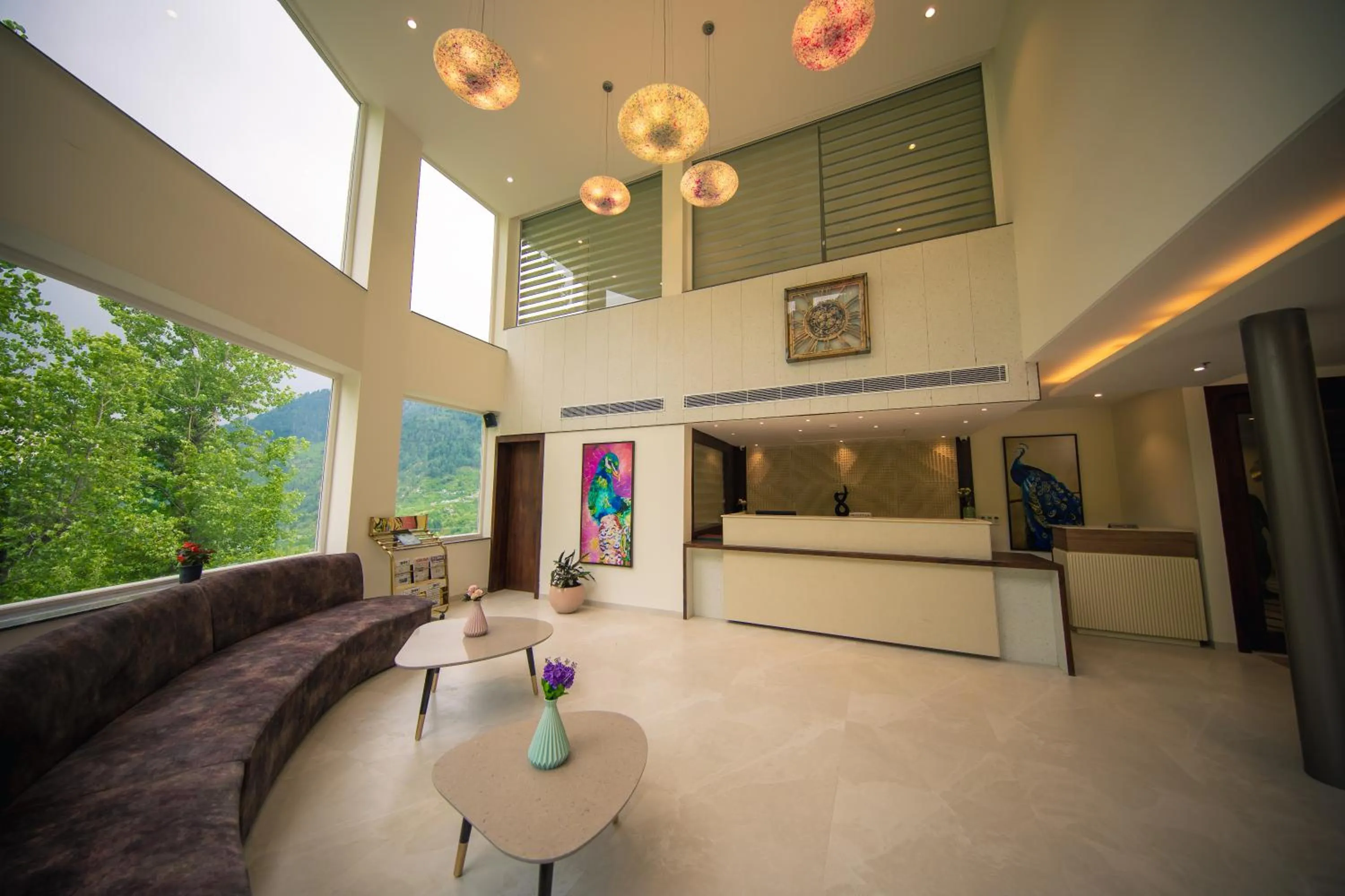 Lobby or reception in juSTa Grand View Resort & Spa, Manali