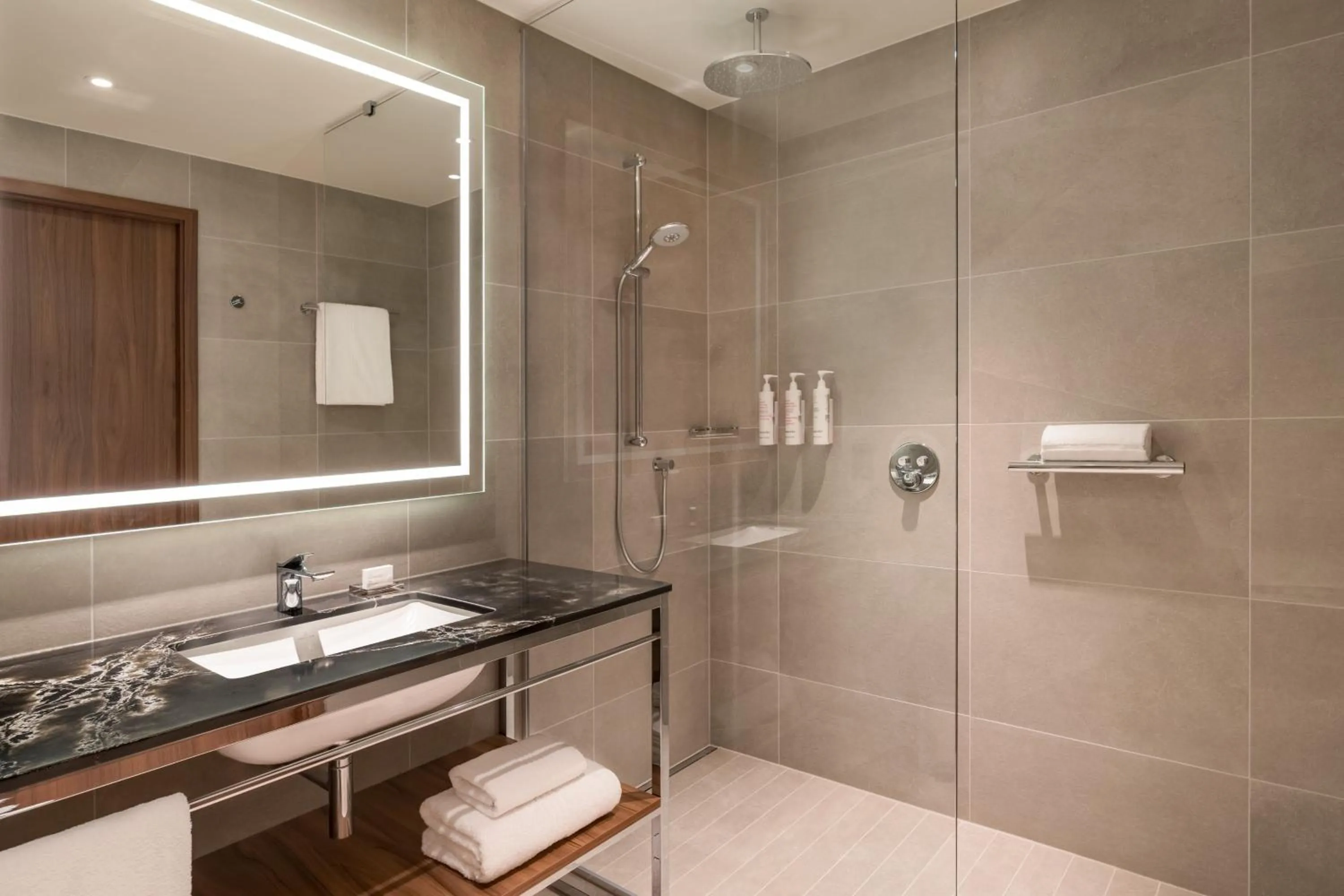 Bathroom in Geneva Marriott Hotel