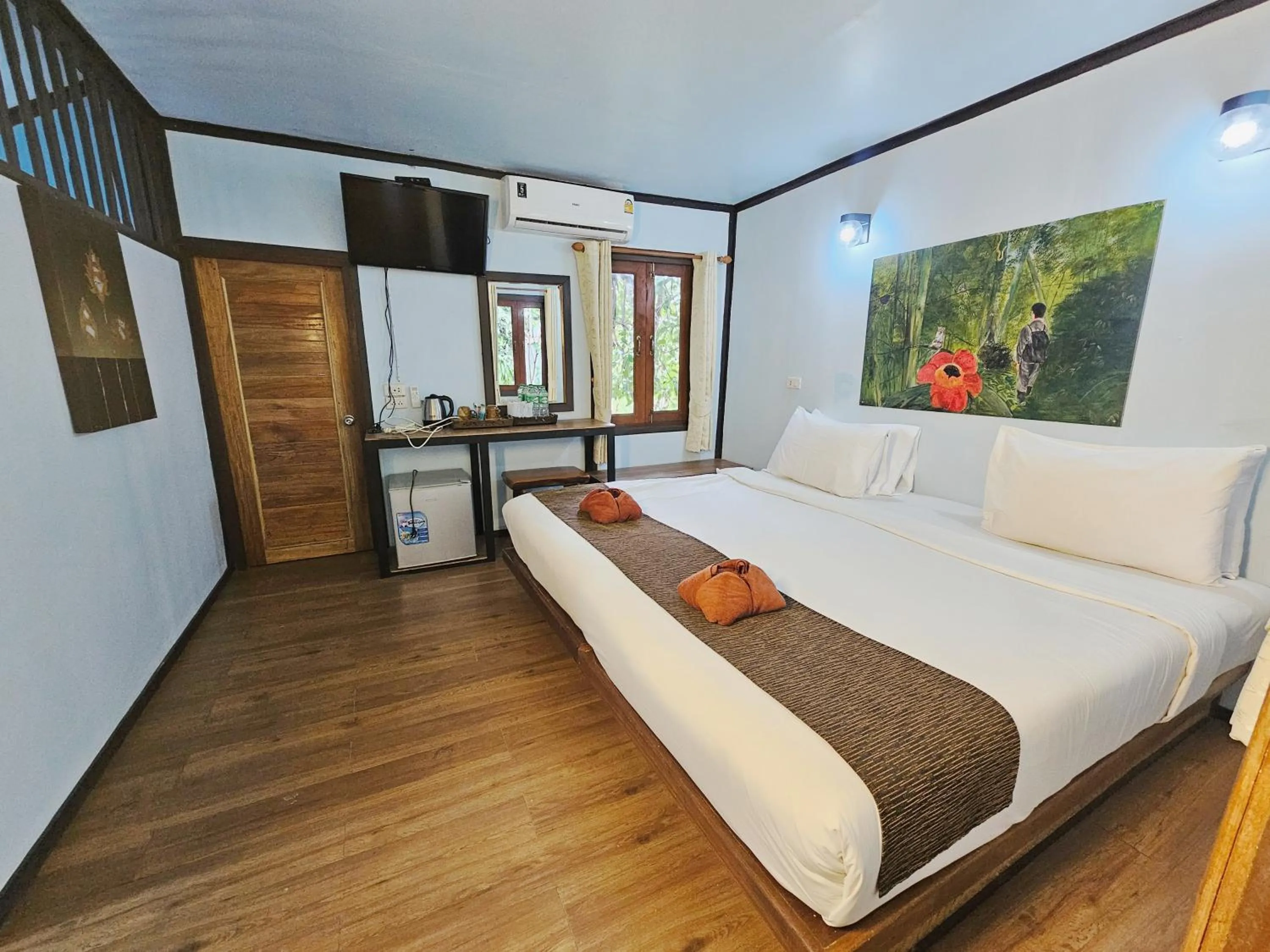 Bedroom, Bed in Khao Sok Cabana Resort