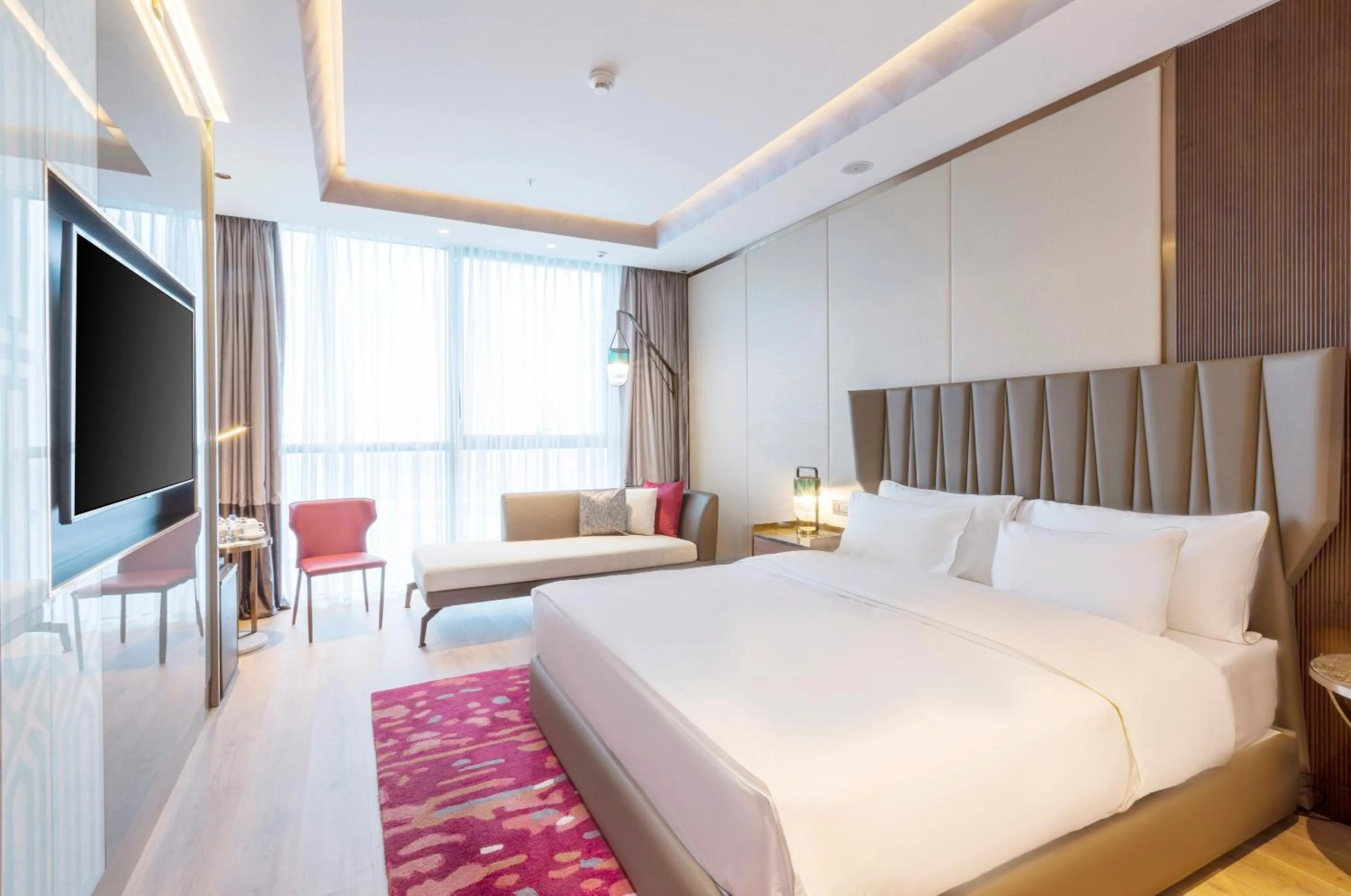 Bed in Hilton Samarkand Regency