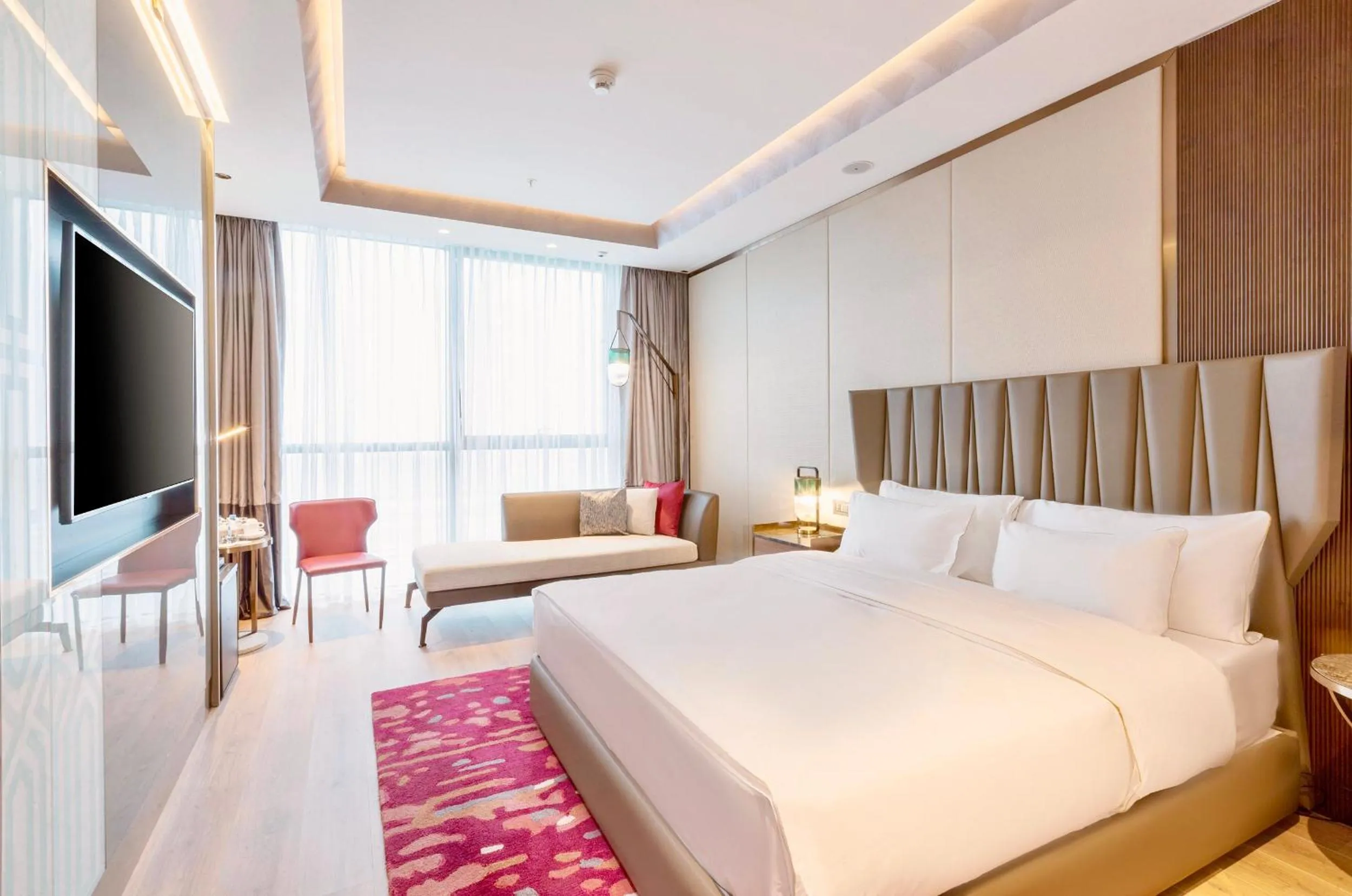 Bedroom, Bed in Hilton Samarkand Regency