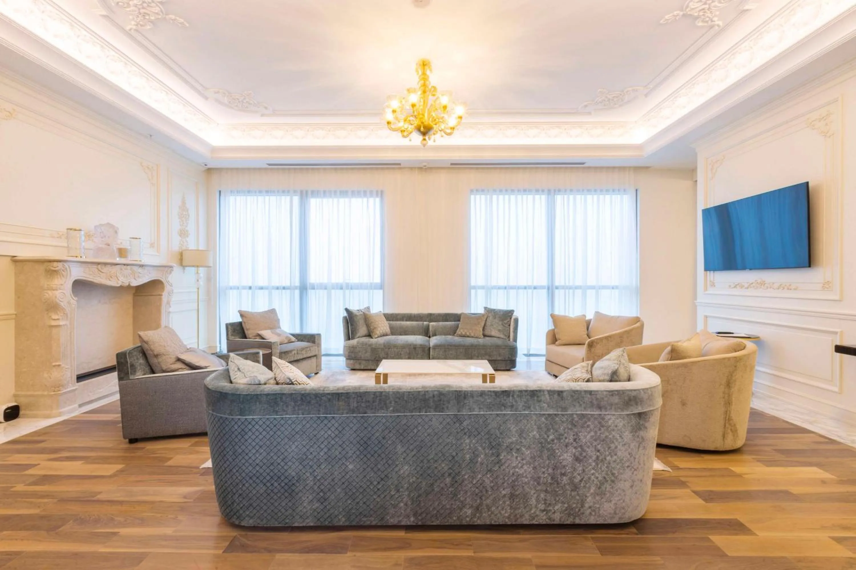 Living room in Hilton Samarkand Regency