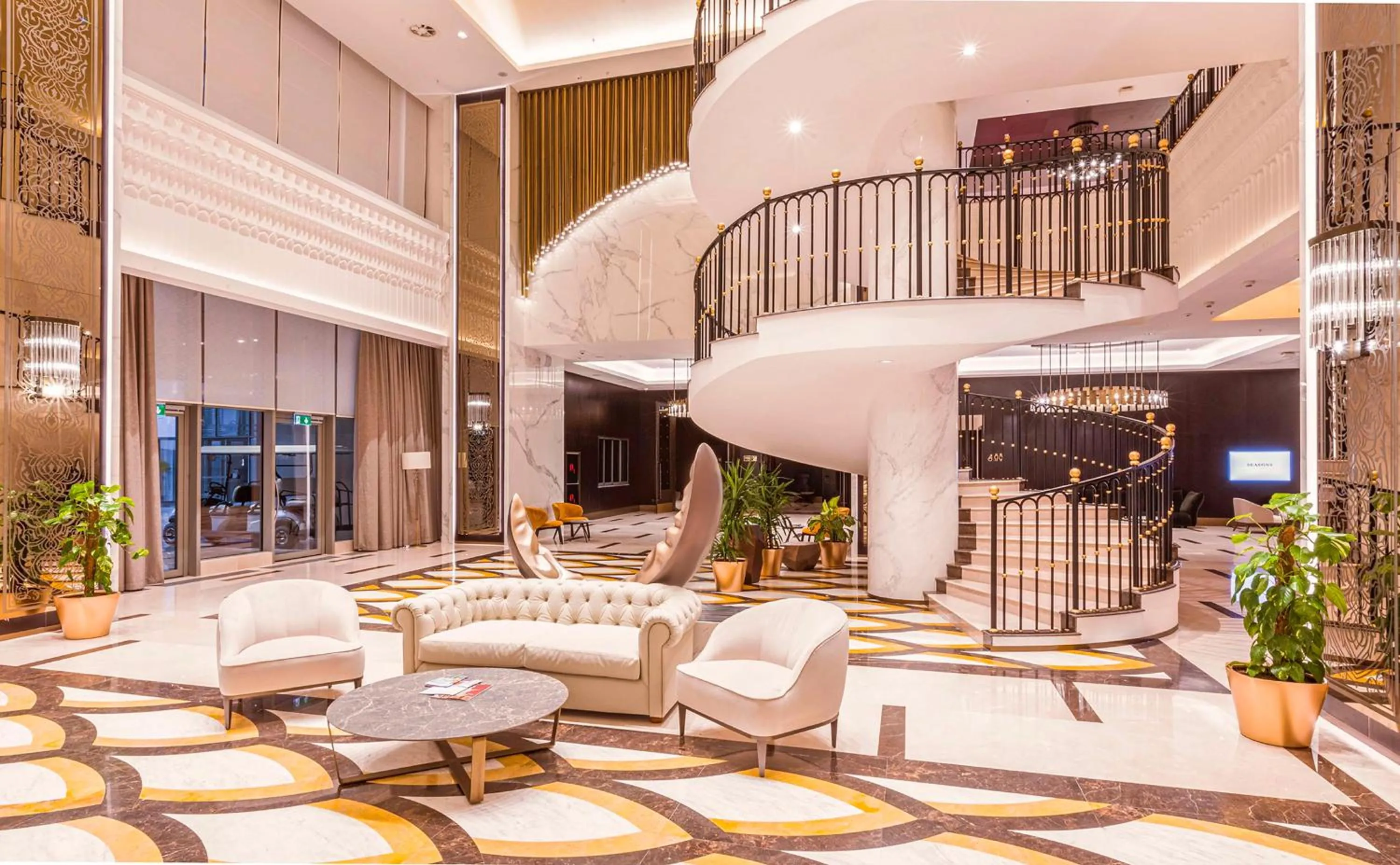 Lobby or reception in Hilton Samarkand Regency