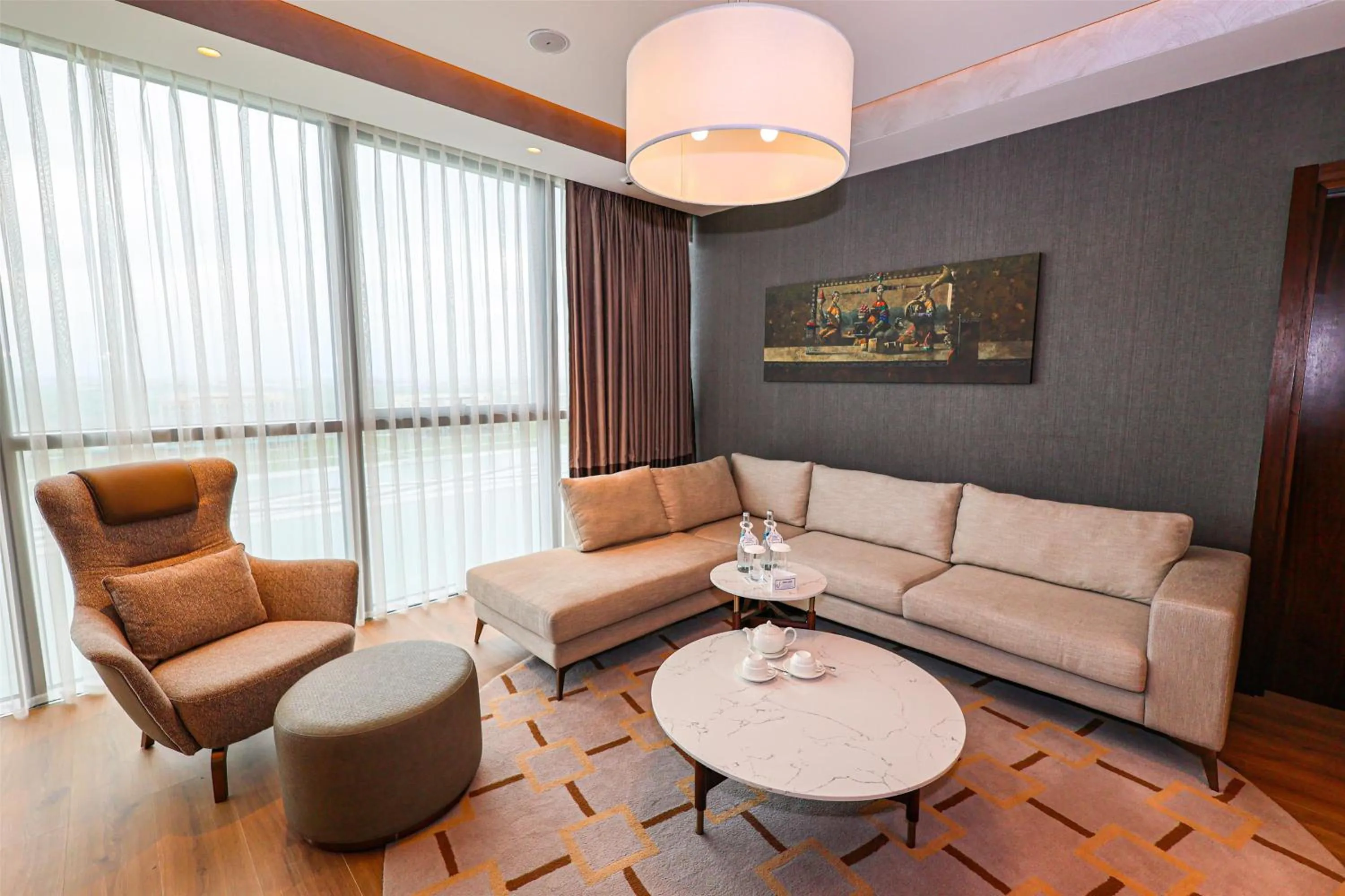 Living room in Hilton Samarkand Regency