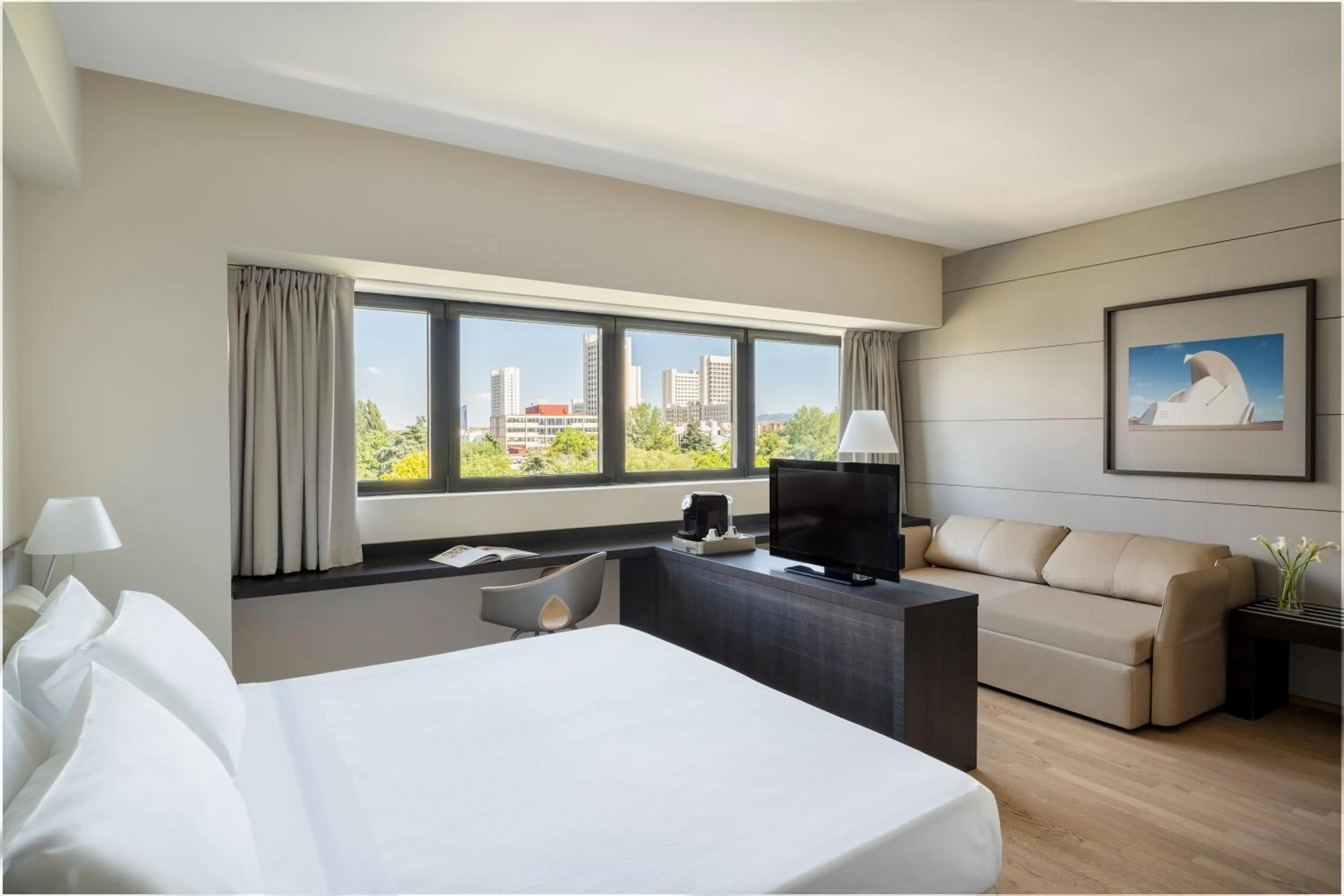 Bedroom, Bed in UNA Hotels Bologna Fiera