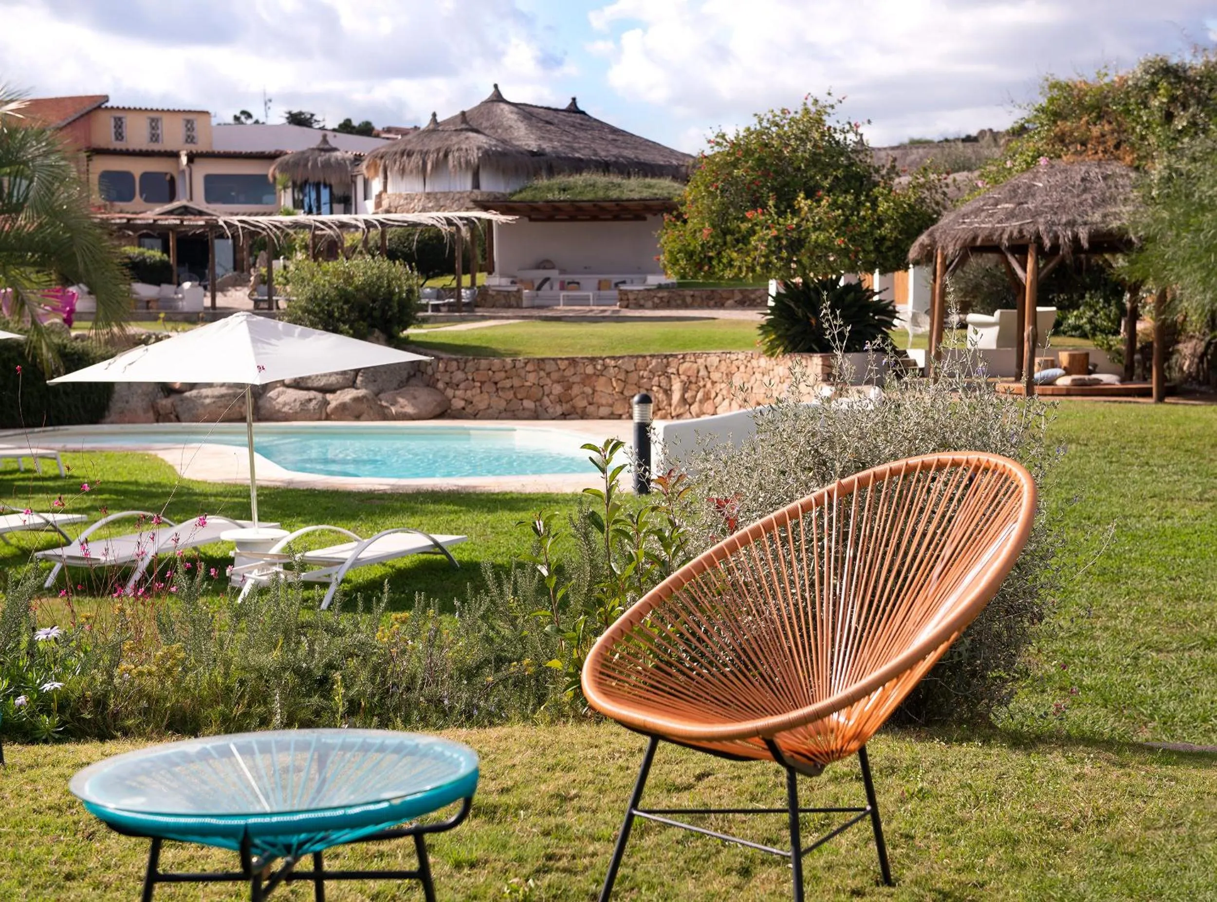 Garden in Hotel Ollastu