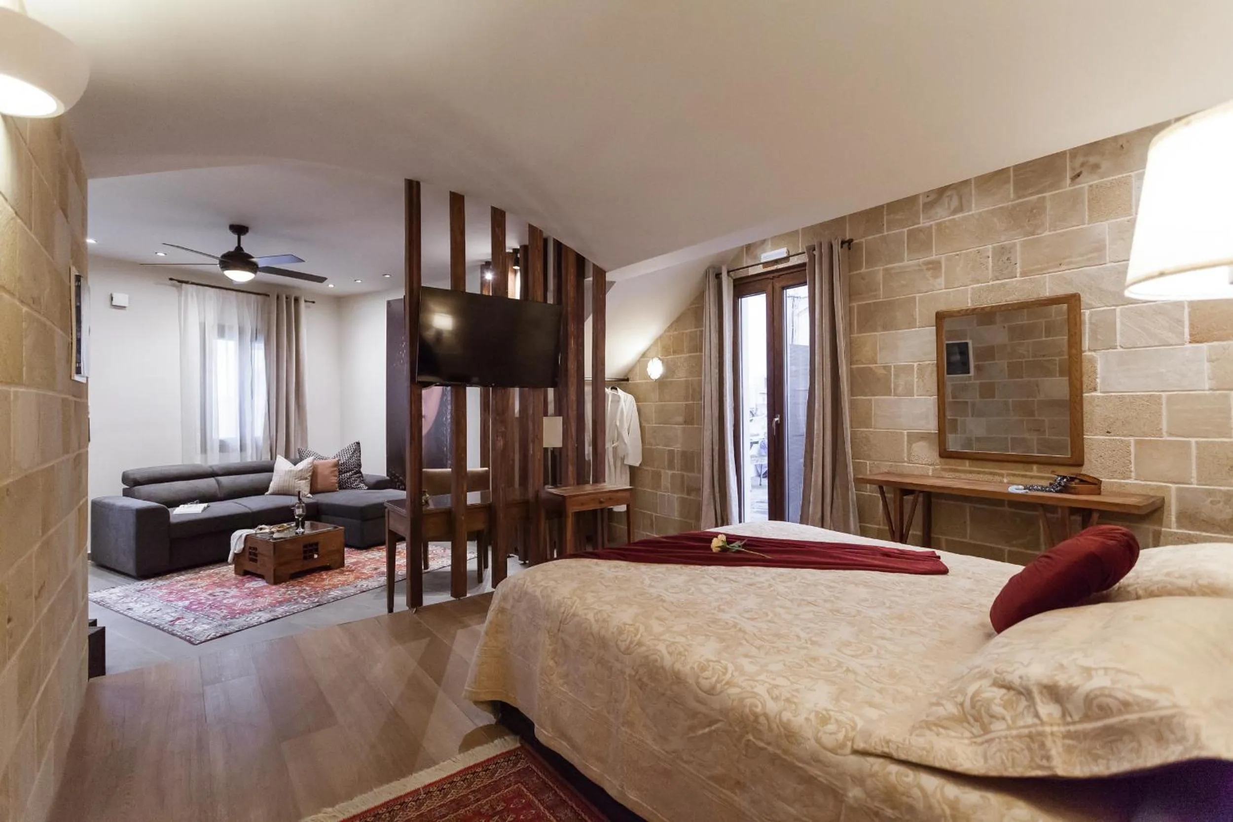 Bed in Utopia Luxury Suites - Old Town