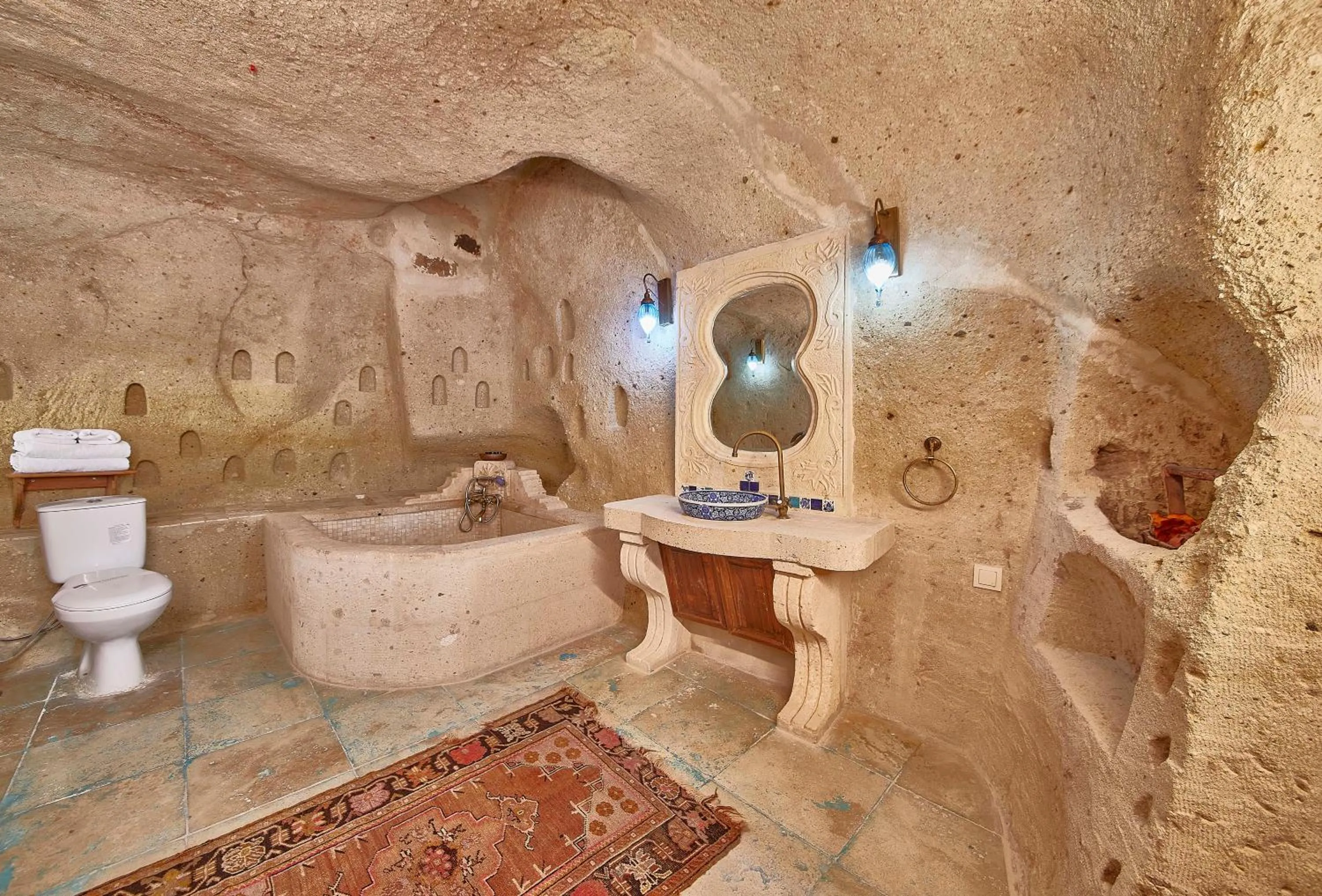 Bathroom in Charm Of Cappadocia Cave Suites
