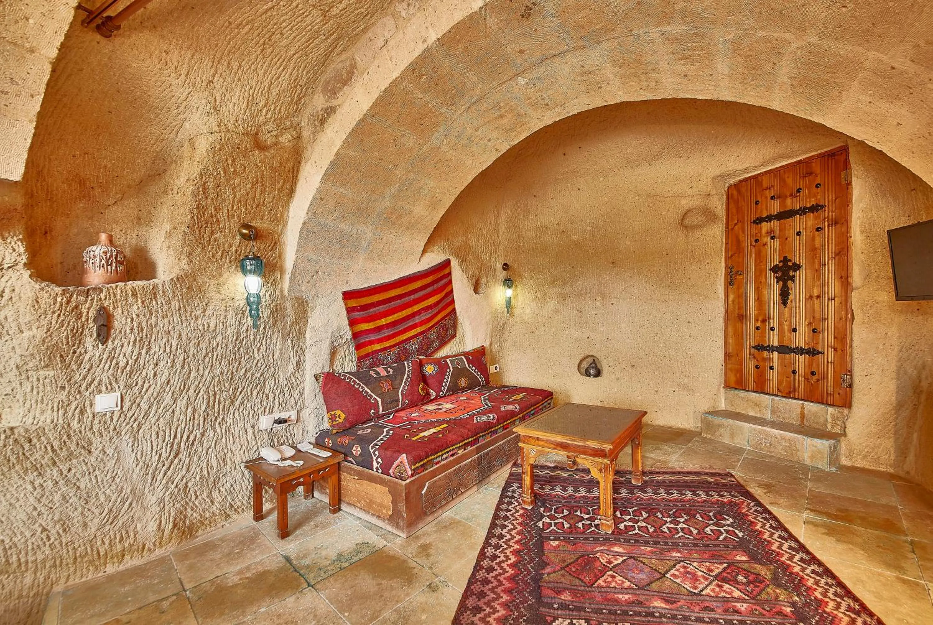 Living room, Seating Area in Charm Of Cappadocia Cave Suites