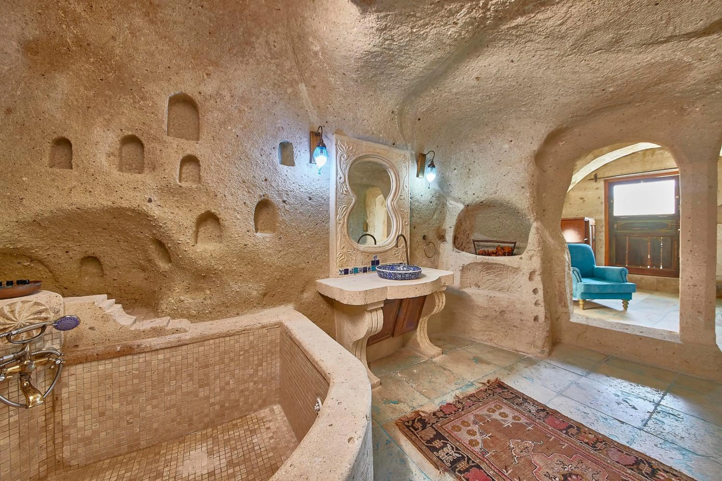 Bathroom in Charm Of Cappadocia Cave Suites