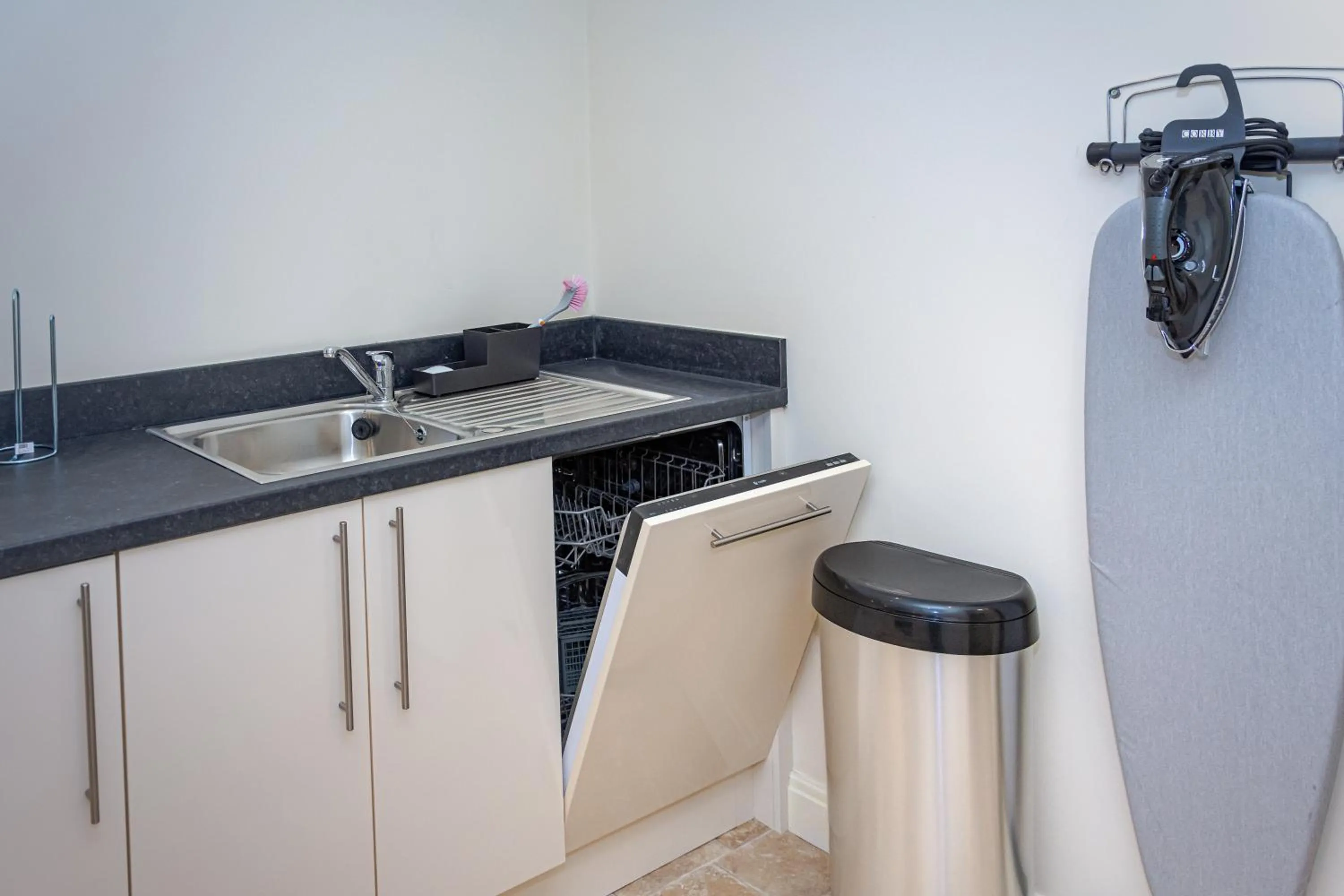 Kitchen or kitchenette in Mode Apartments Winter Gardens Blackpool