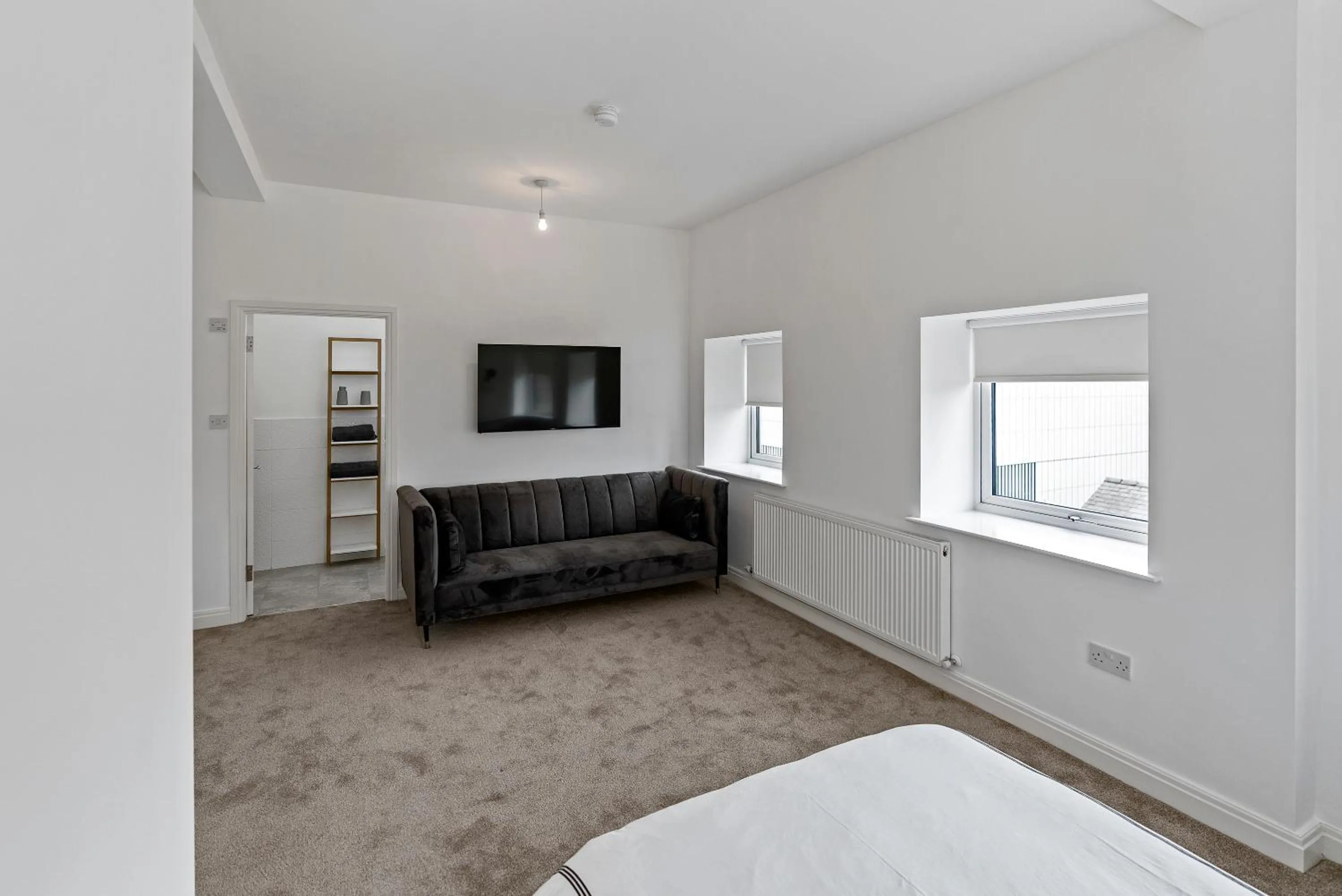 Seating area, Bed in Mode Apartments Winter Gardens Blackpool