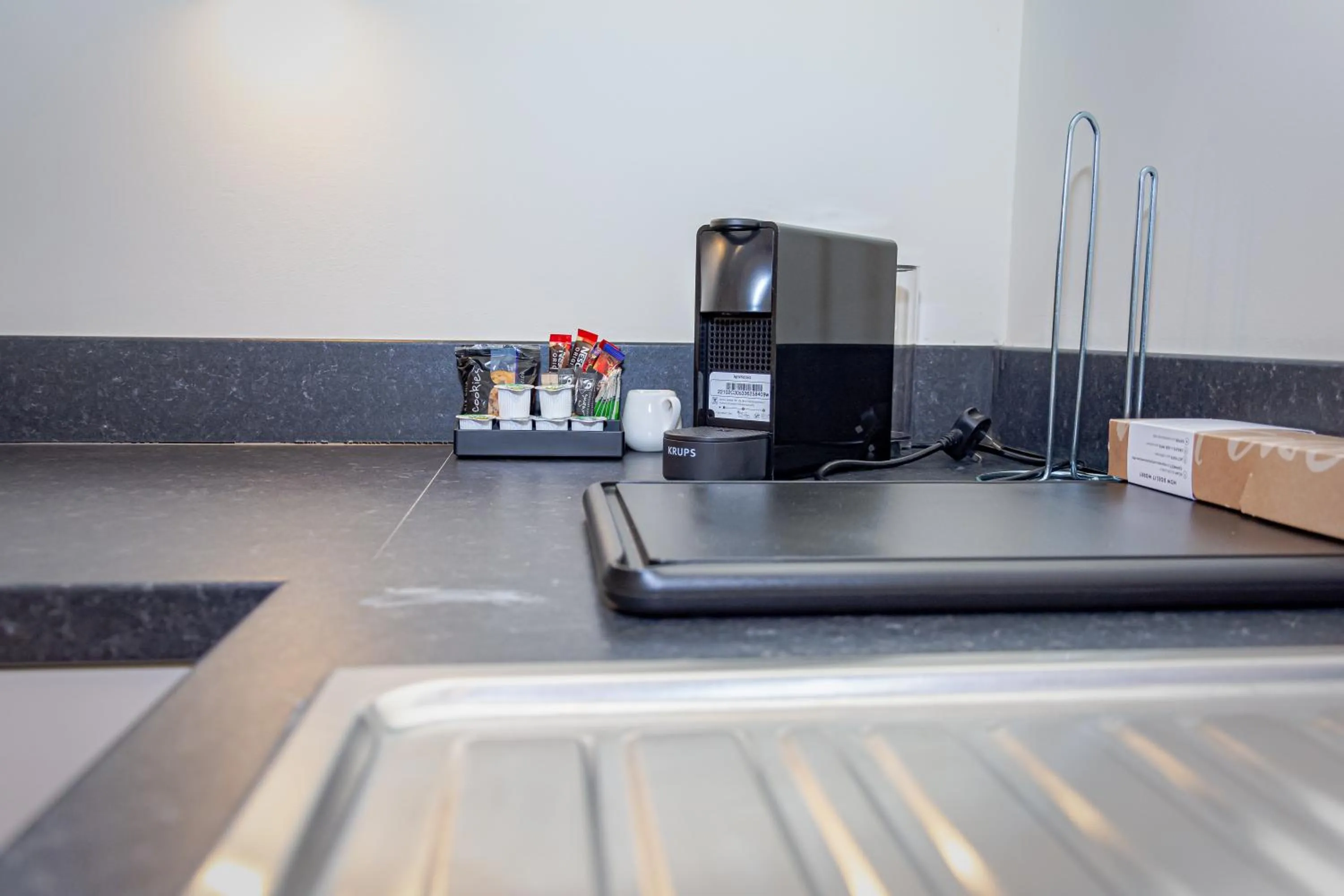 kitchen in Mode Apartments Winter Gardens Blackpool