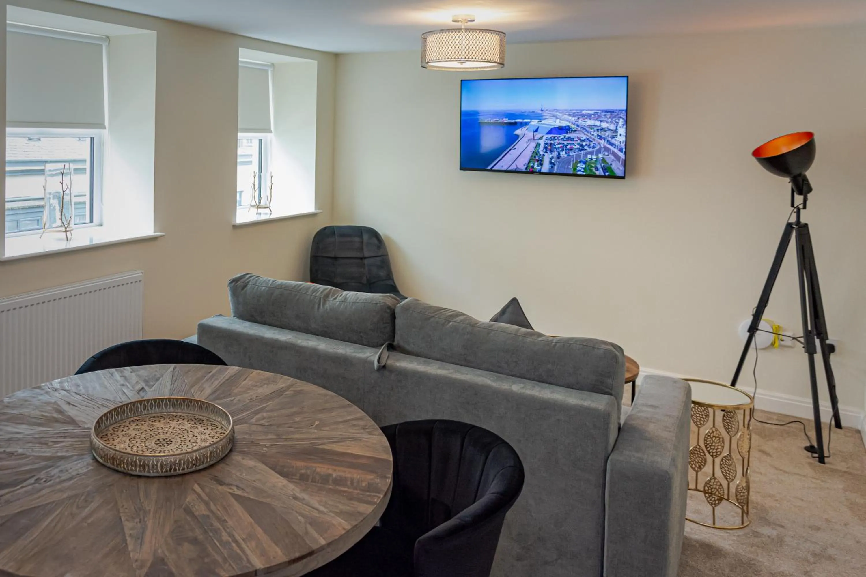 Living room in Mode Apartments Winter Gardens Blackpool