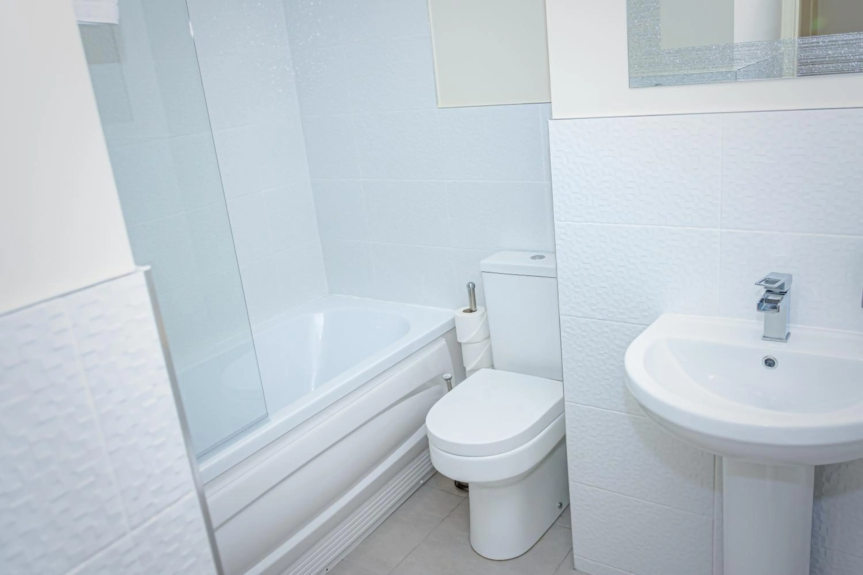 Bathroom in Mode Apartments Winter Gardens Blackpool