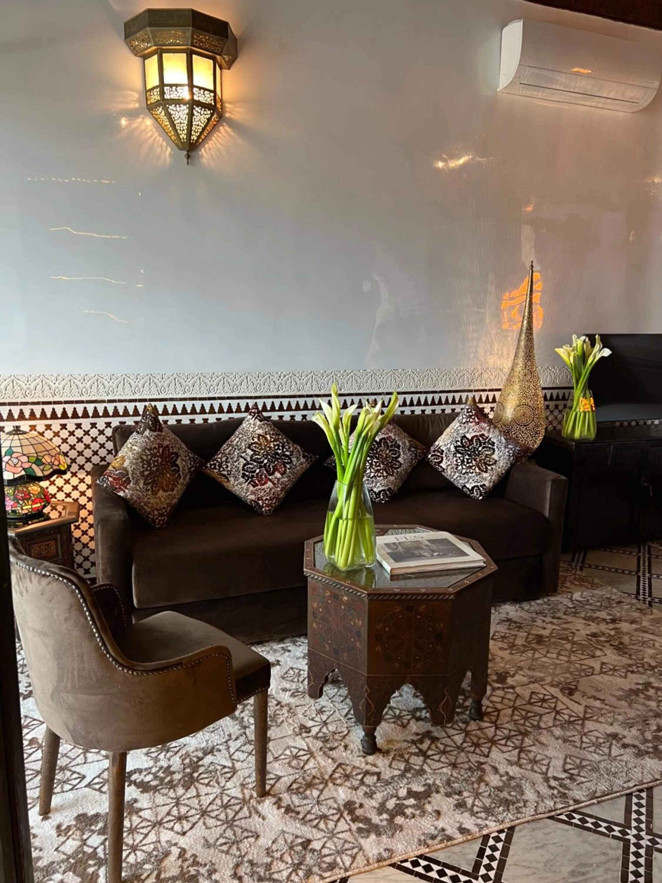 Living room in Palais De Fès Suites & Spa