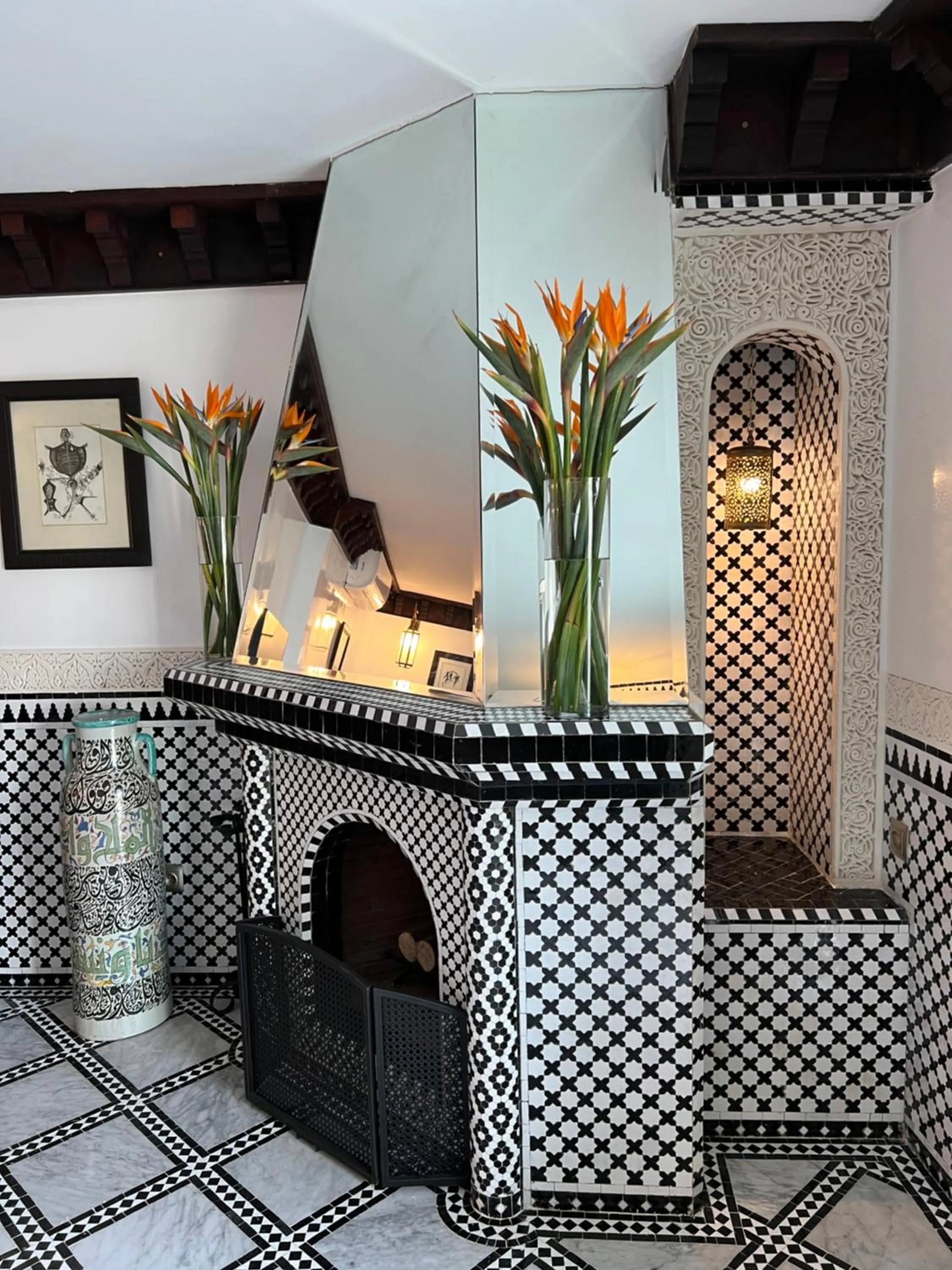 Living room in Palais De Fès Suites & Spa