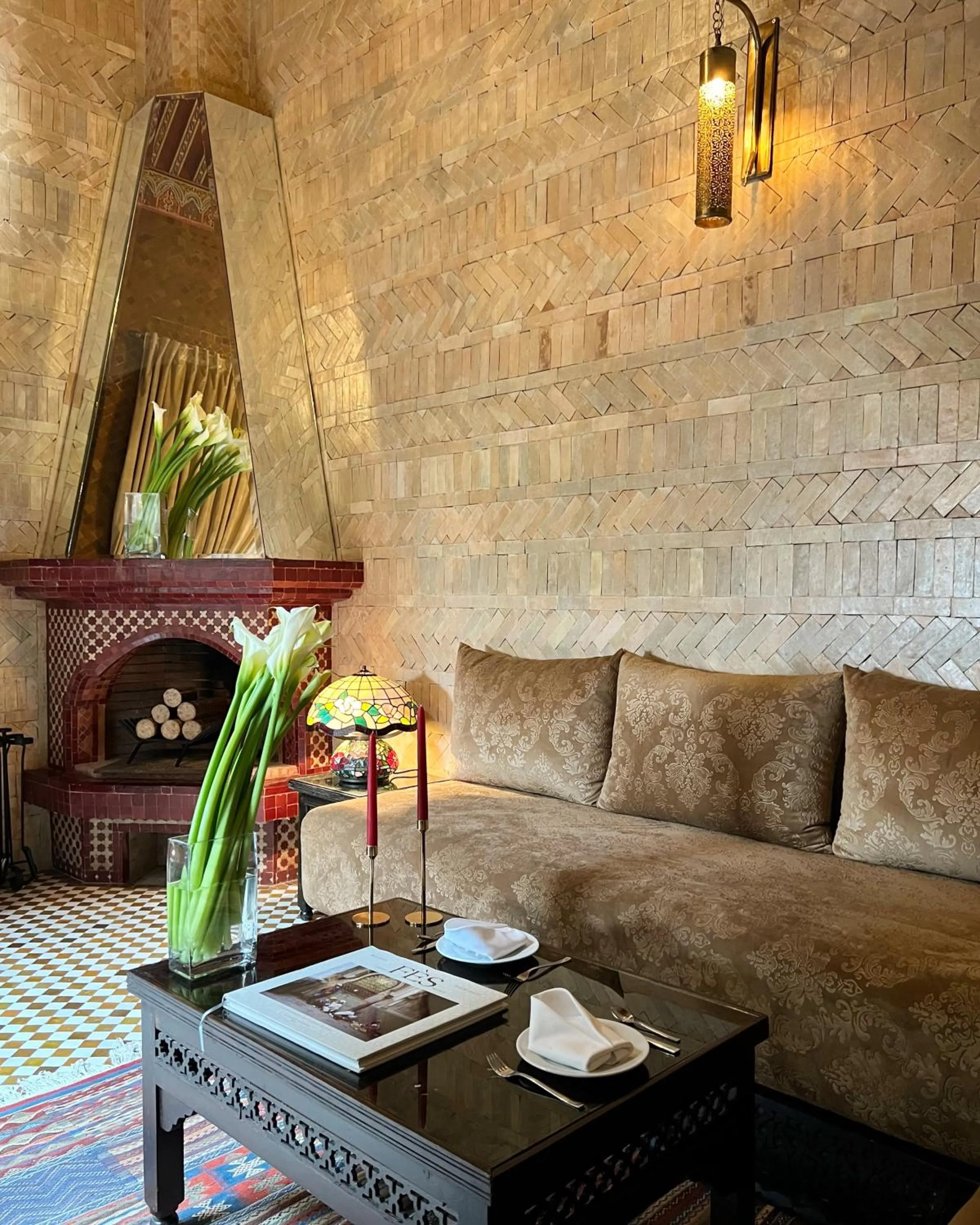 Living room in Palais De Fès Suites & Spa