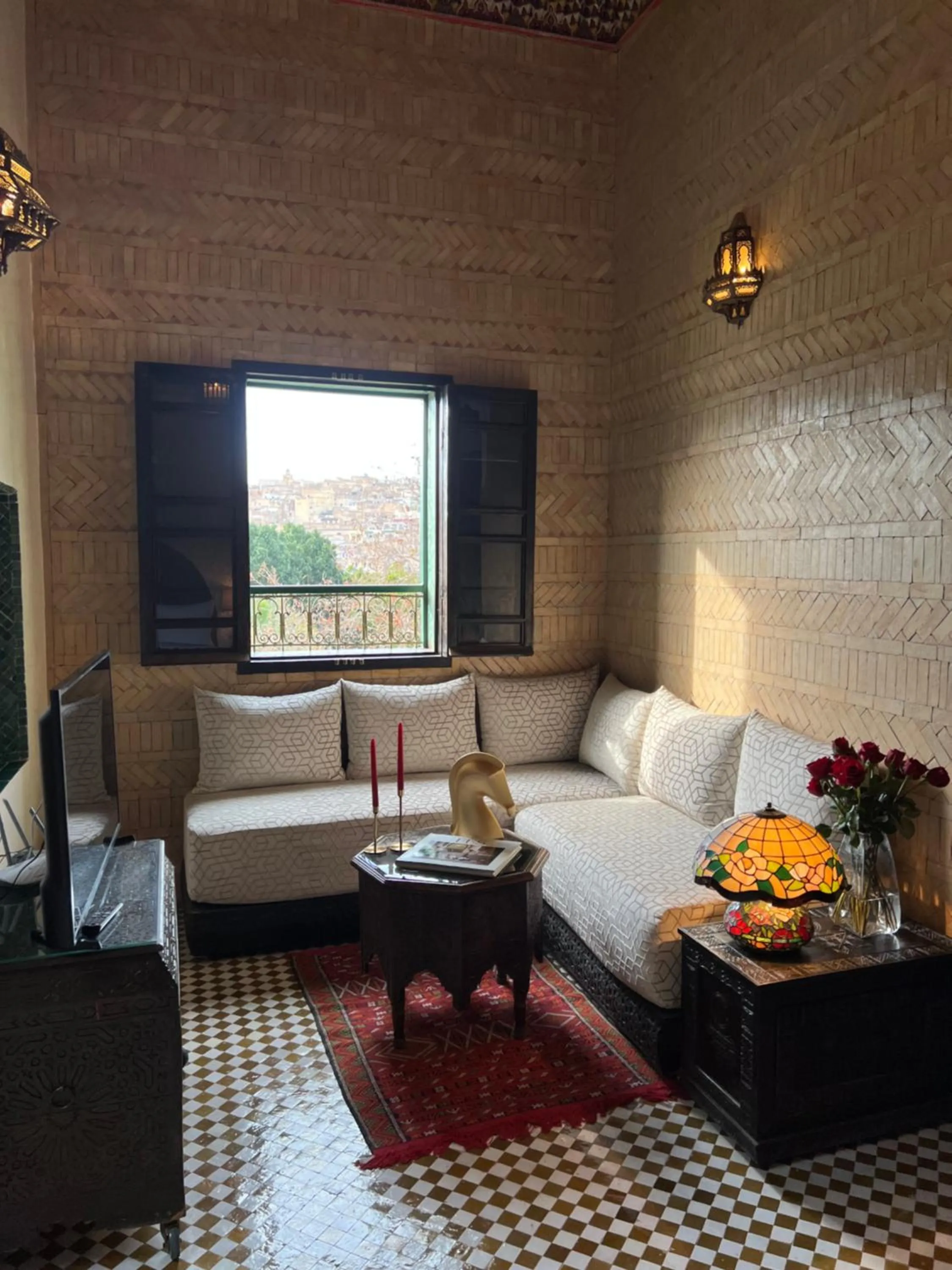 Living room in Palais De Fès Suites & Spa