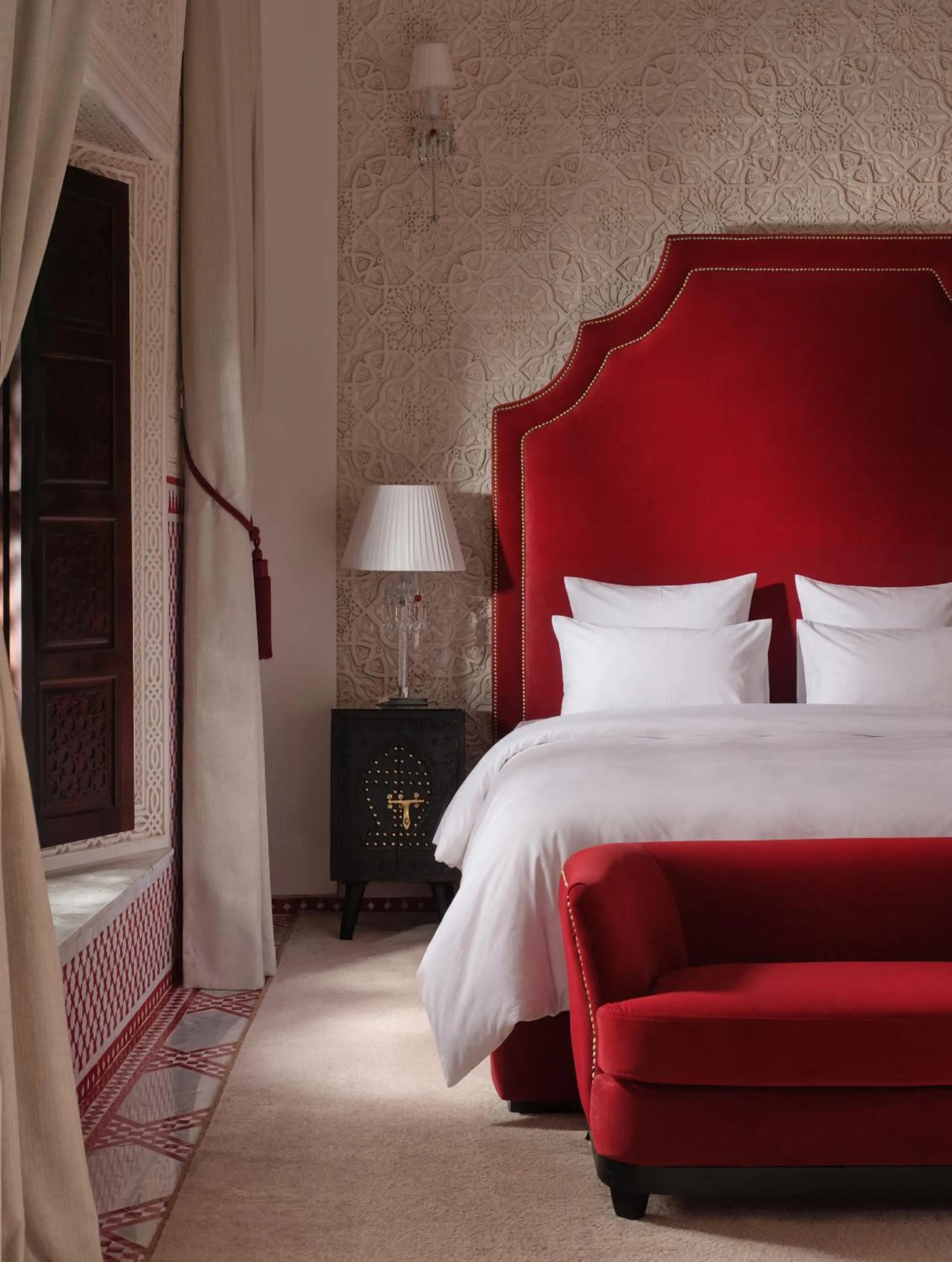 Bed in Palais De Fès Suites & Spa