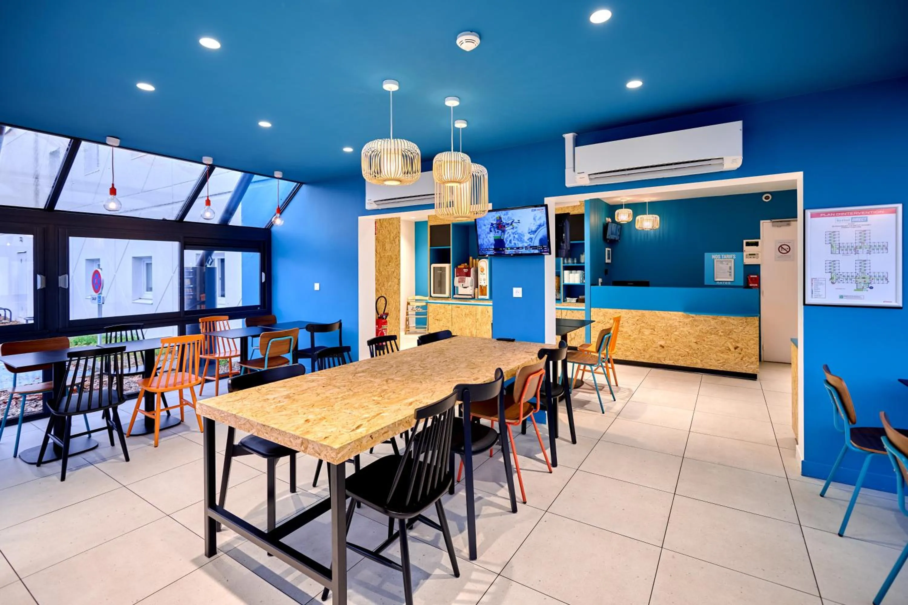 Dining area in Kyriad Direct Moulins Sud - Yzeure