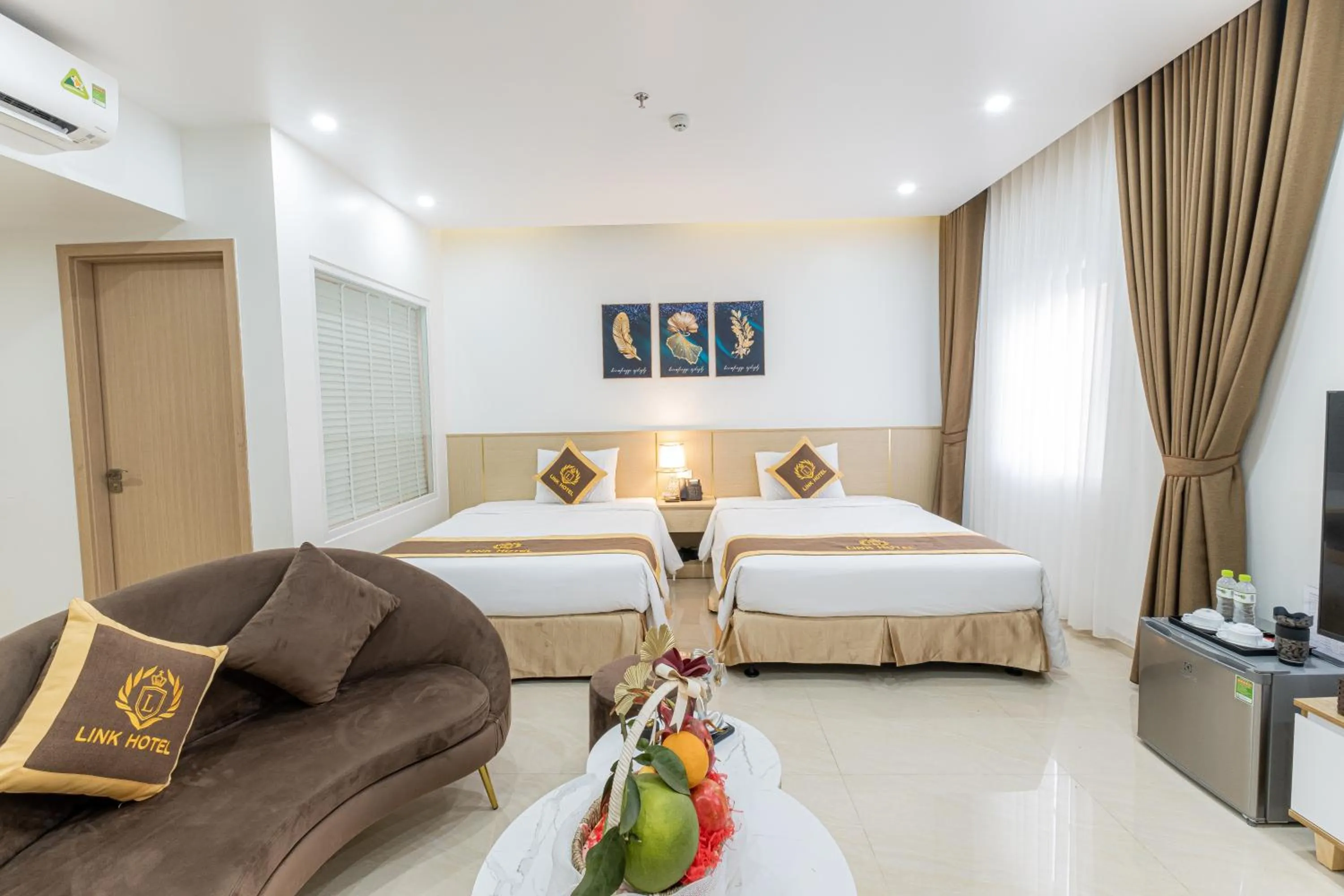 Bed in LINK HOTEL Ha Long