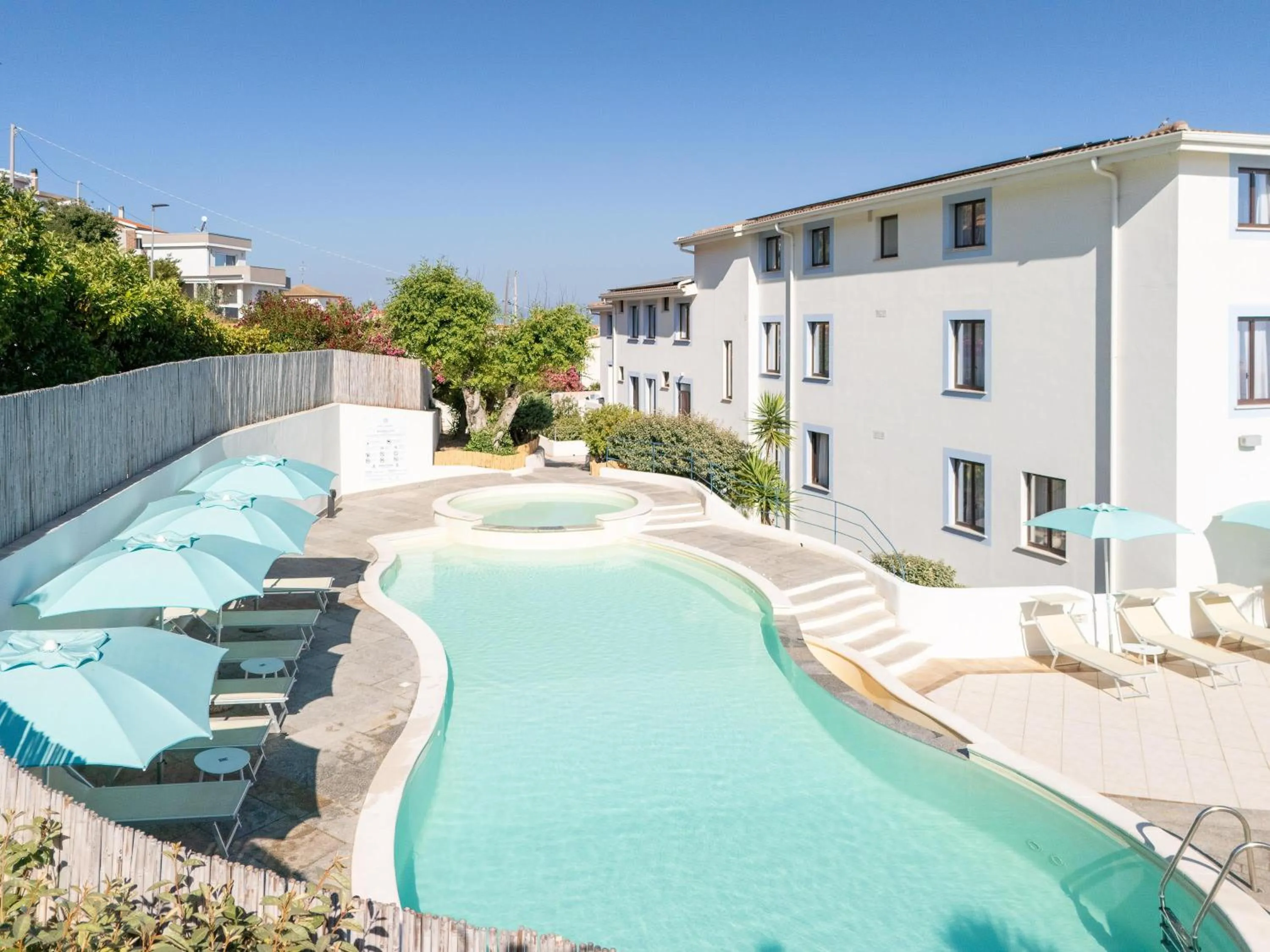 Pool view in Best Western Hotel Blumarea