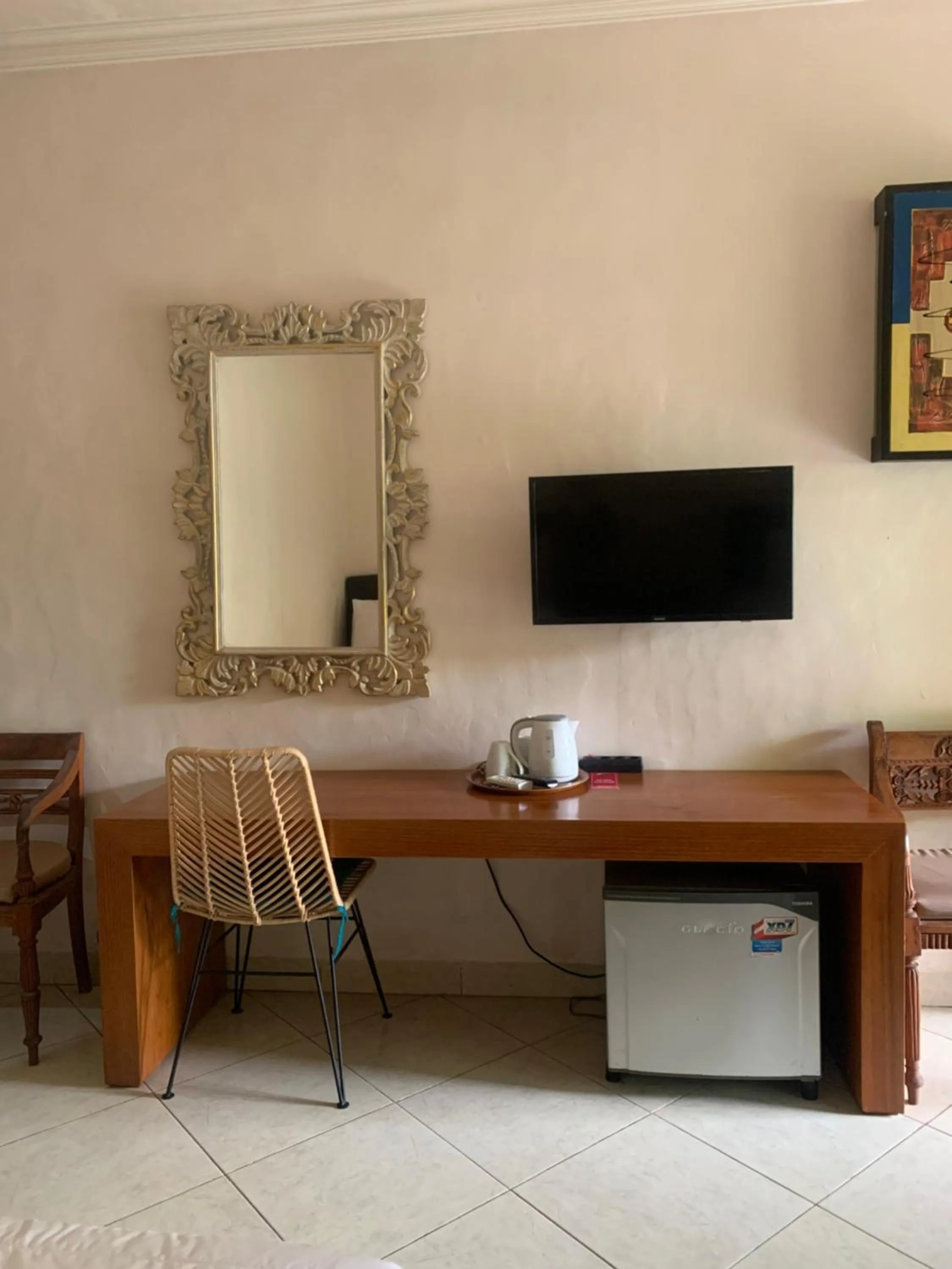 Bedroom in Fat Yogi Cottages
