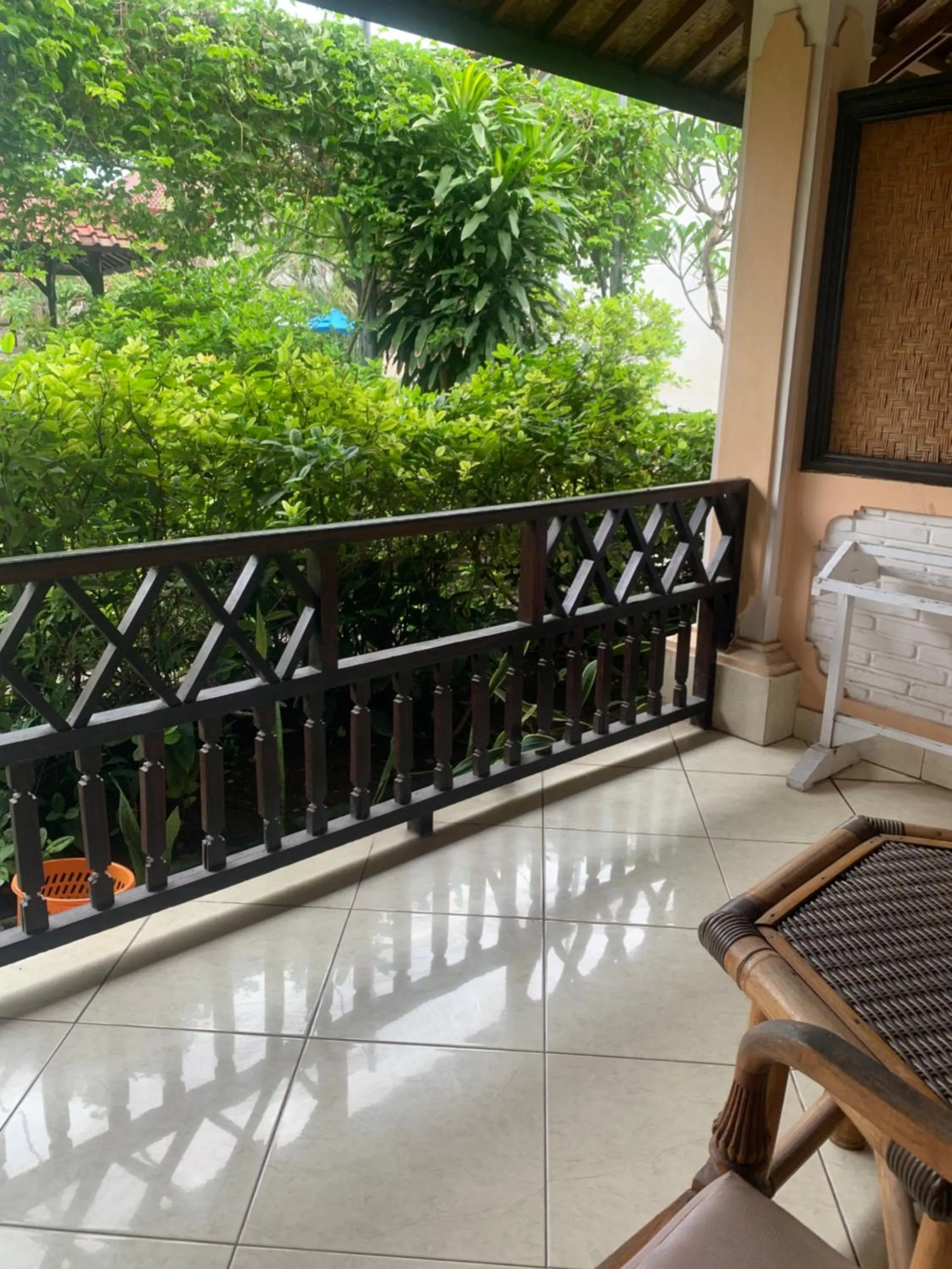 Balcony/Terrace in Fat Yogi Cottages