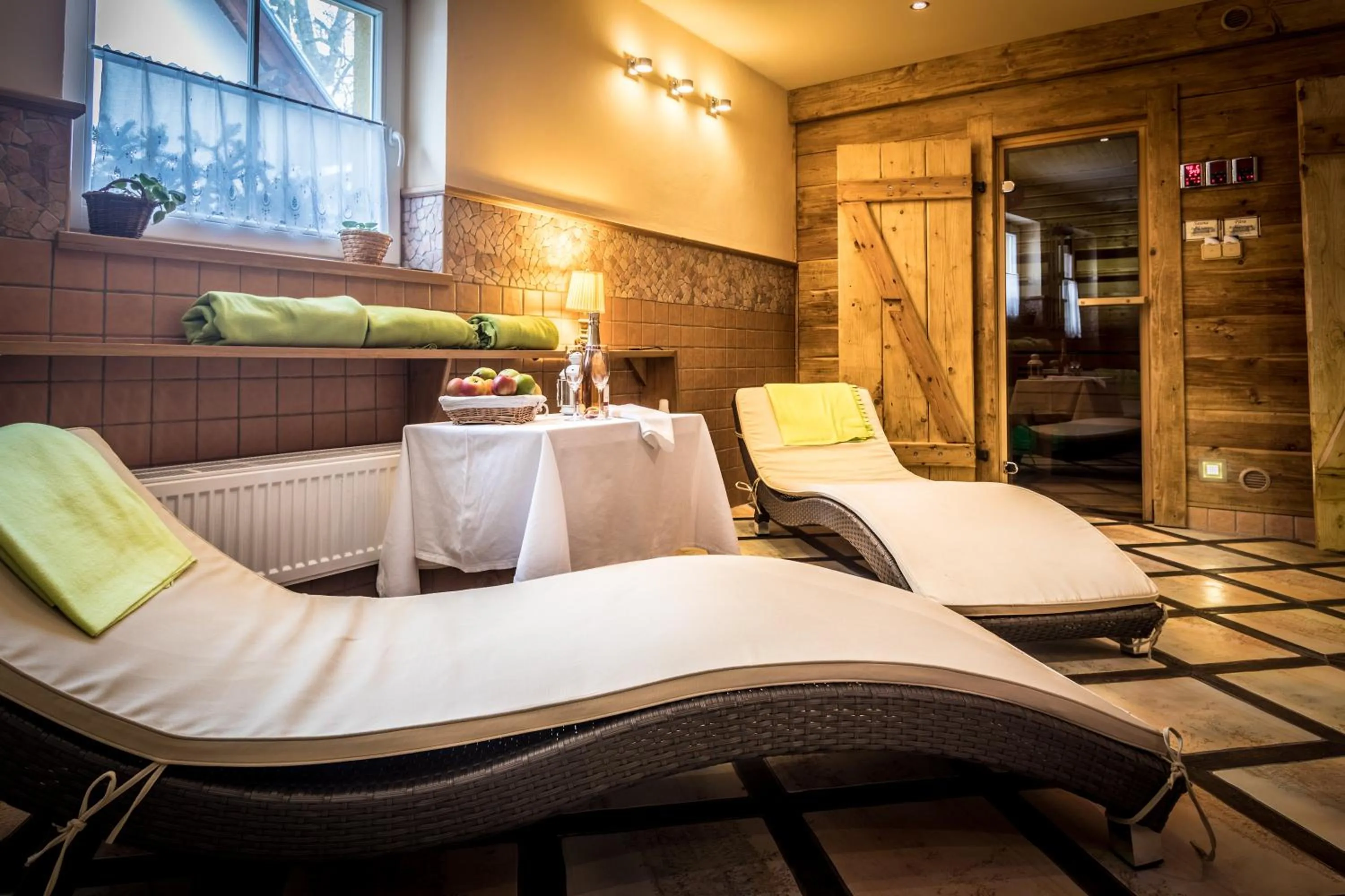 Sauna, Bed in Hotel U Pekaře - Jítravský Dvorec