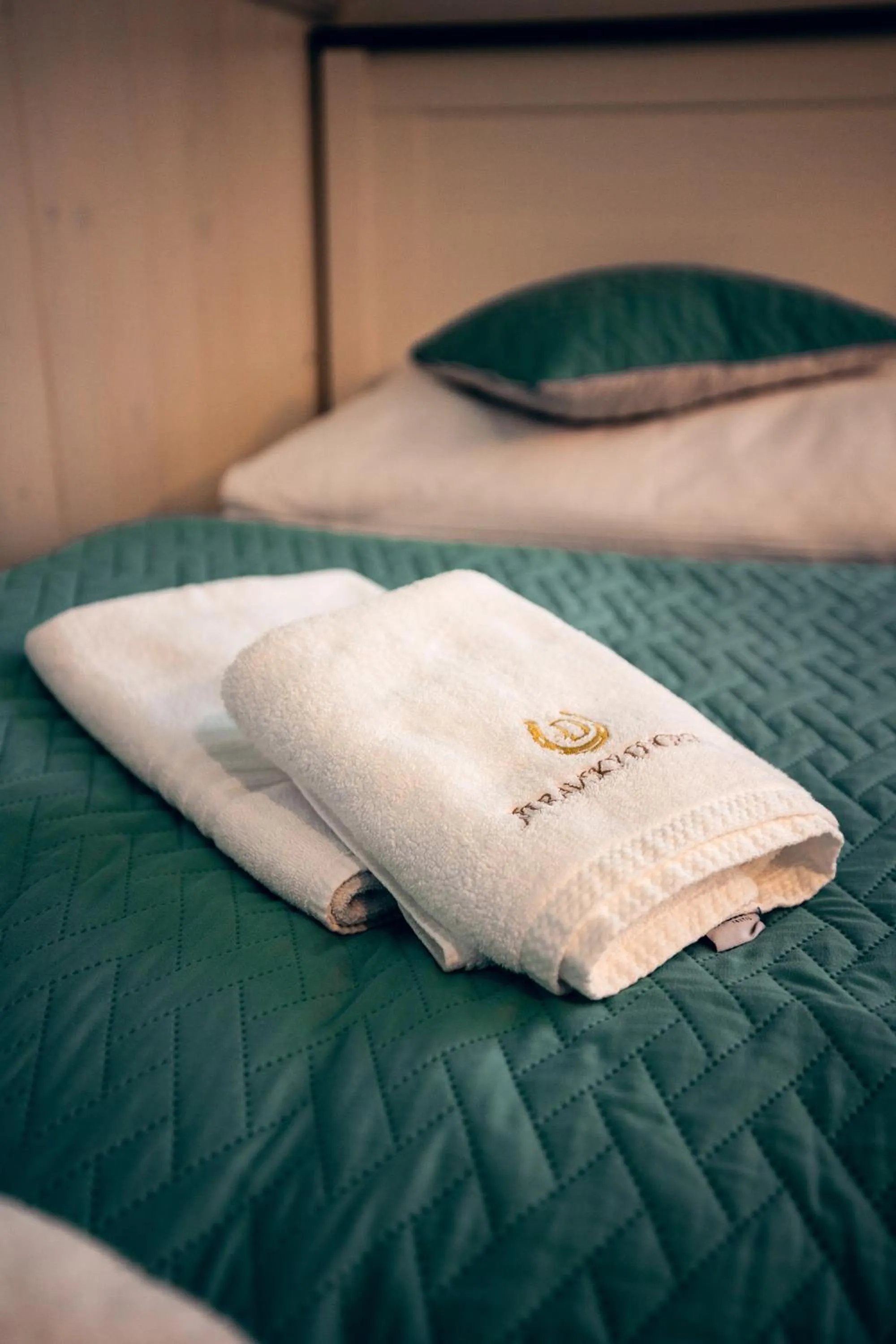 towels, Bed in Hotel U Pekaře - Jítravský Dvorec