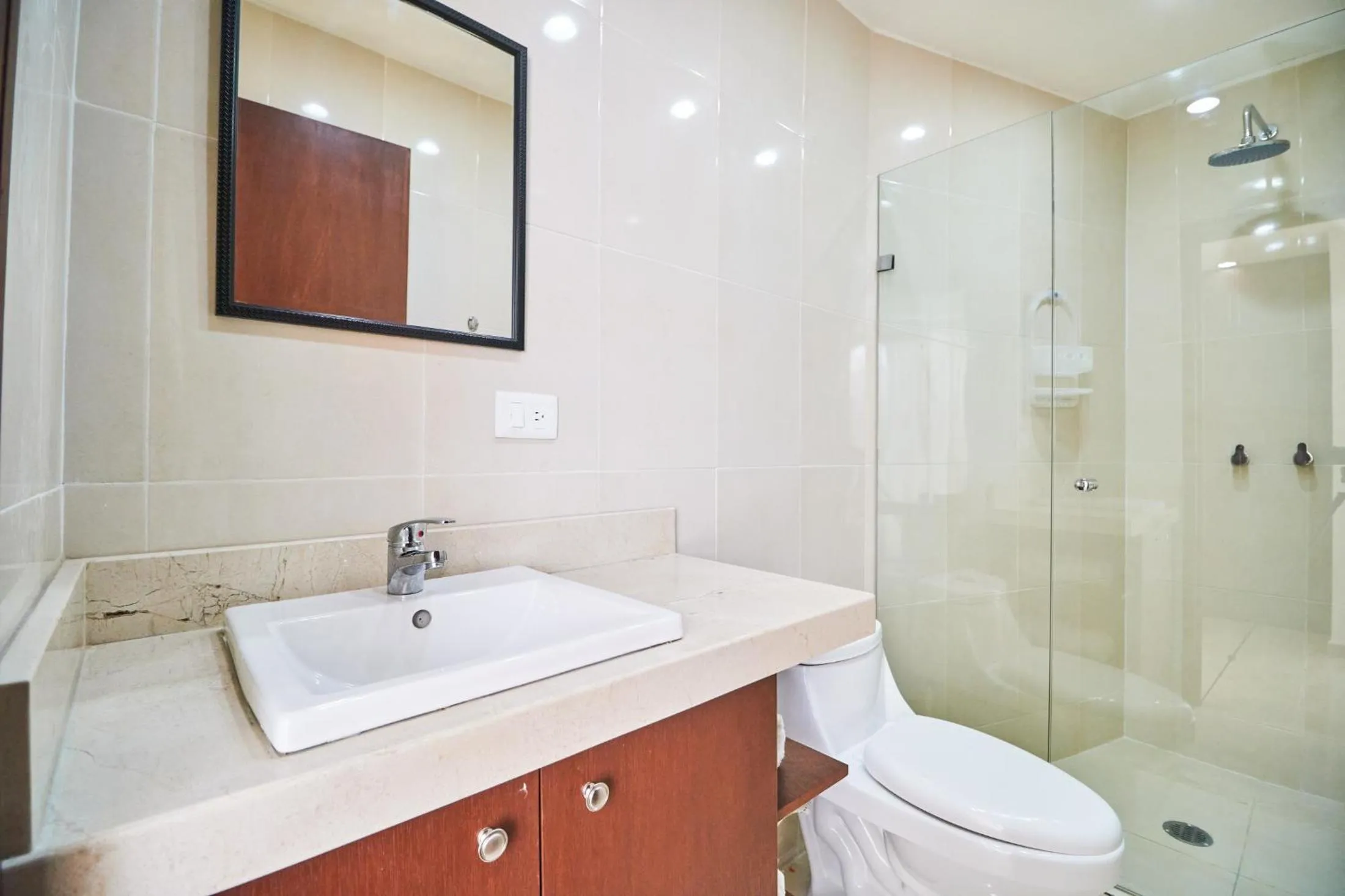 Bathroom in Cave Apartments Mexico 7