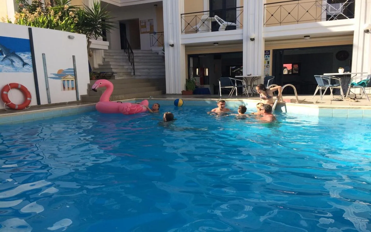 Swimming pool in Renia Hotel Agia Pelagia -Crete