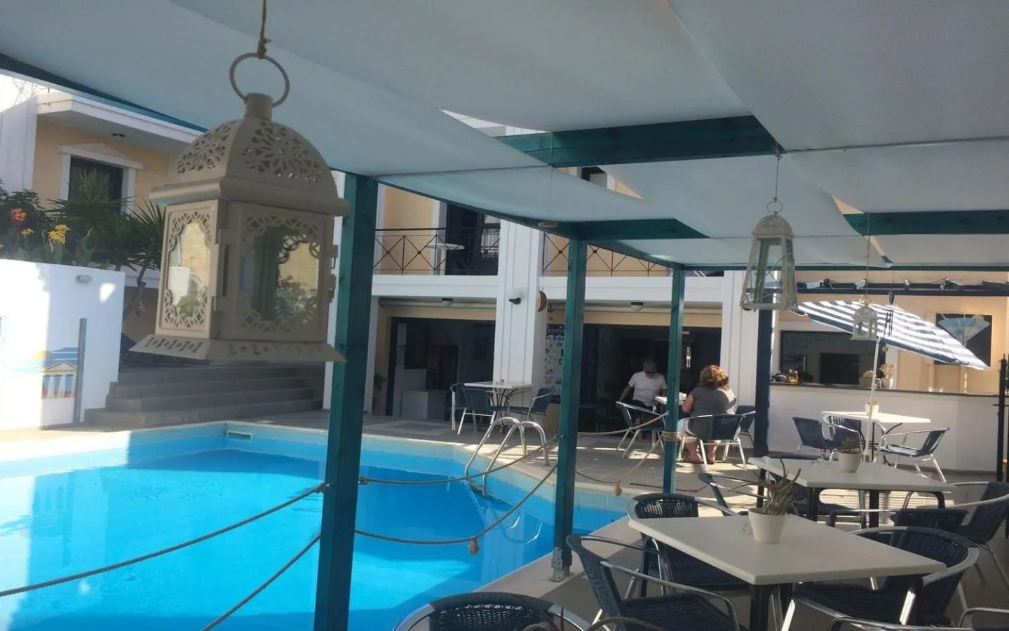 Swimming pool in Renia Hotel Agia Pelagia -Crete