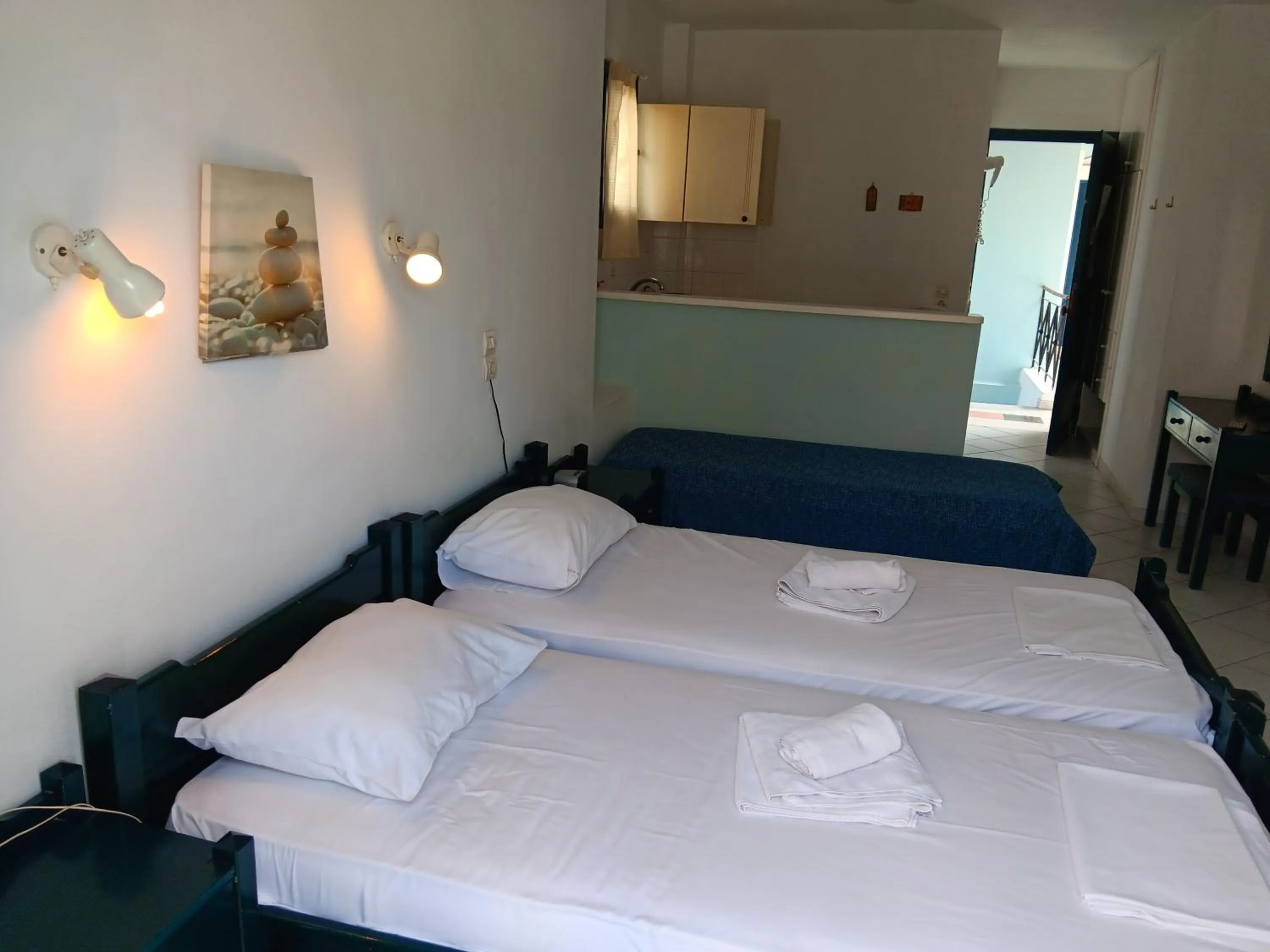 Bed in Renia Hotel Agia Pelagia -Crete