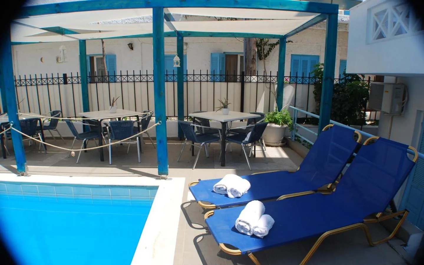 Swimming pool in Renia Hotel Agia Pelagia -Crete