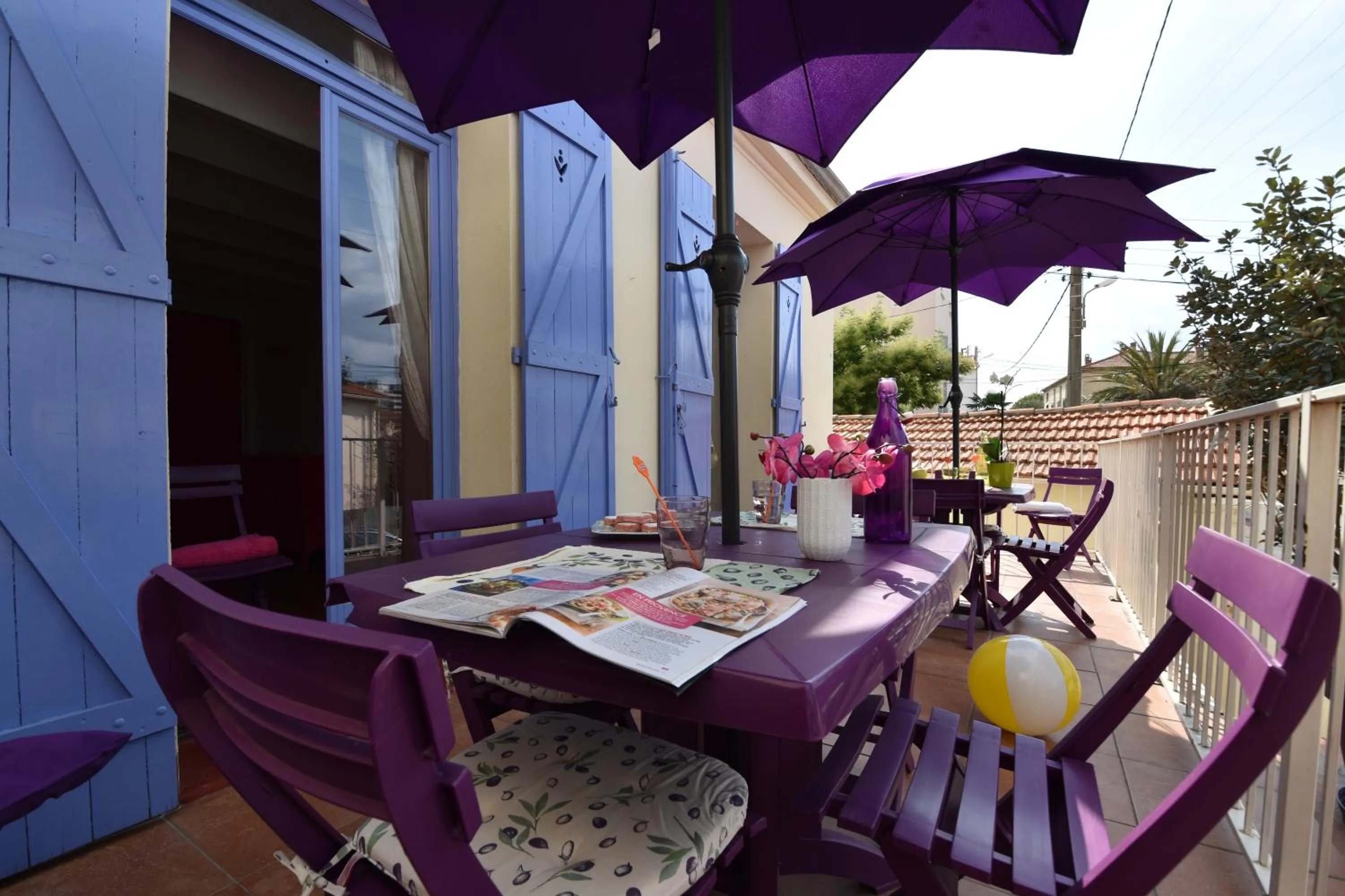 Balcony/Terrace in Villa le 180 cinq