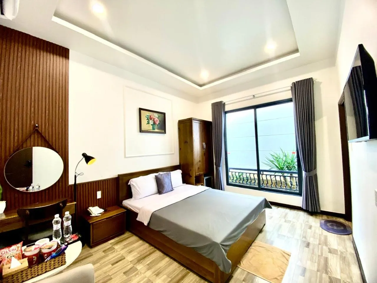 Bed in Hotel Hoa Nắng