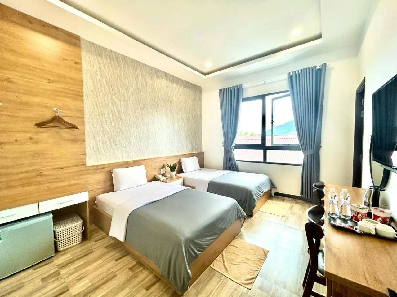 Bed in Hotel Hoa Nắng