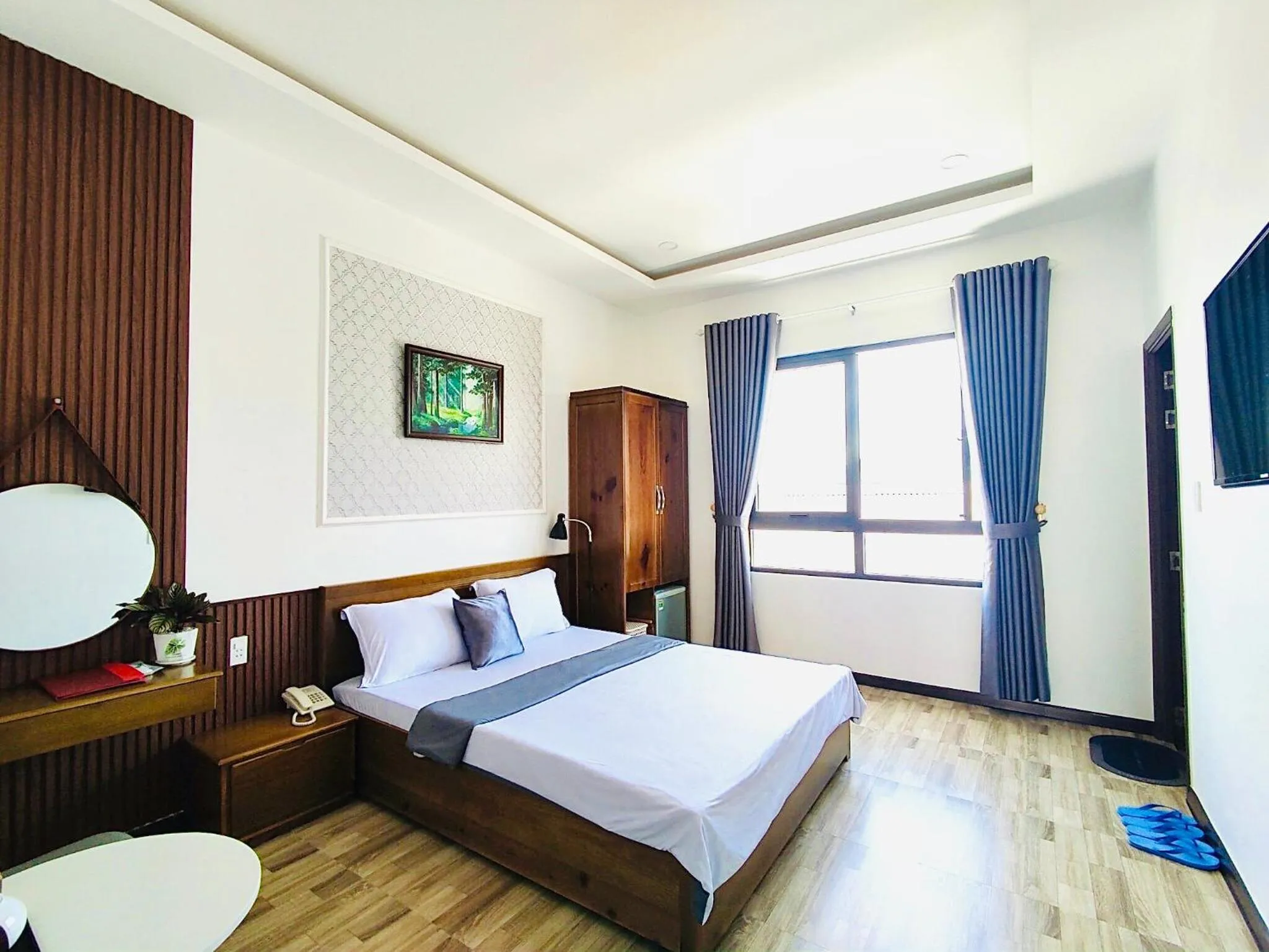 Bed in Hotel Hoa Nắng