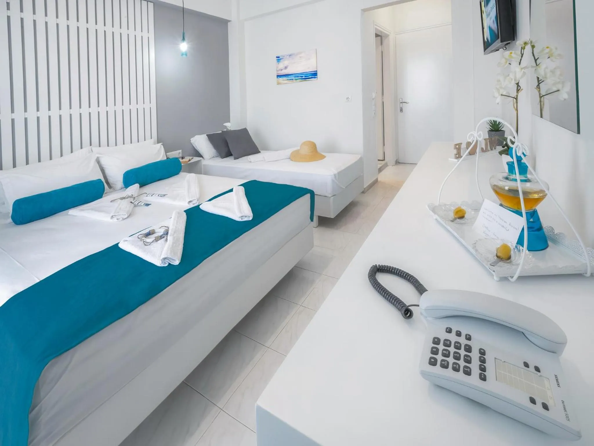 Photo of the whole room, Bed in Thassian Riviera Hotel