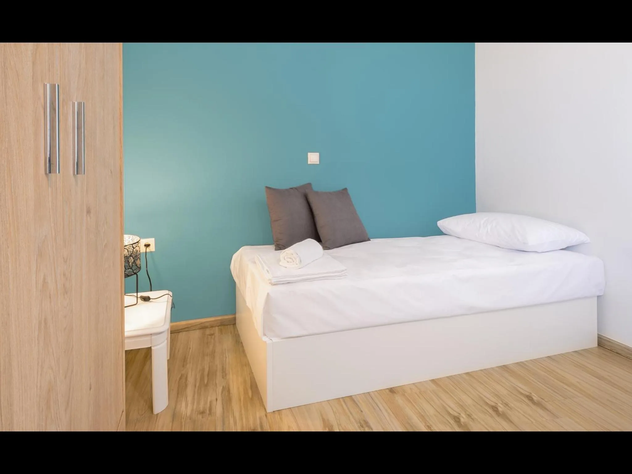 Bed in Thassian Riviera Hotel