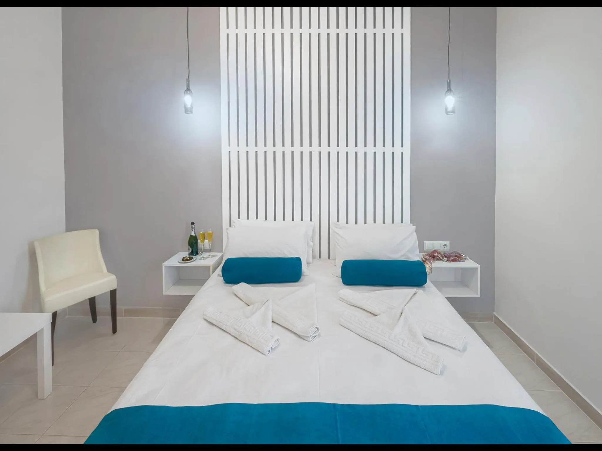 Bedroom, Bed in Thassian Riviera Hotel