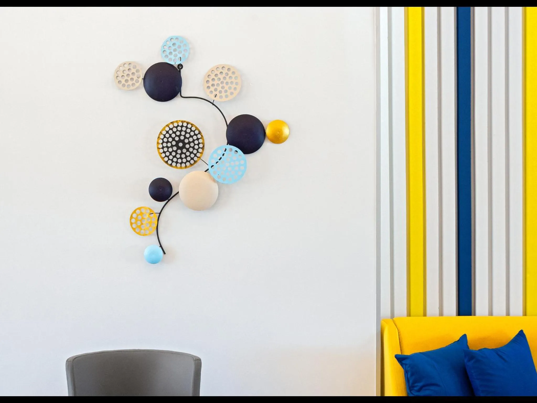 Decorative detail in Thassian Riviera Hotel